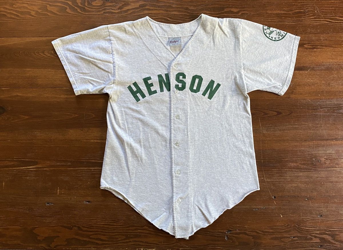 Henson Vintage Henson Kerminators Kermit Button Up Baseball Jersey Size US M / EU 48-50 / 2 - 2 Thumbnail