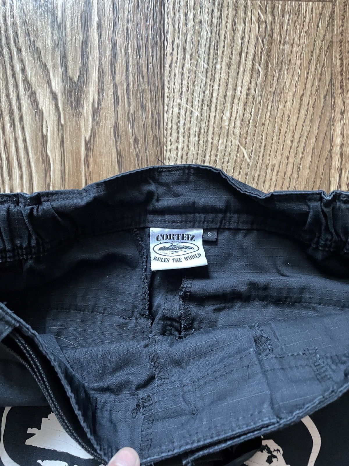 Corteiz Vintage Corteiz Cargo Pants Black Big Logo Size US 30 / EU 46 - 4 Thumbnail