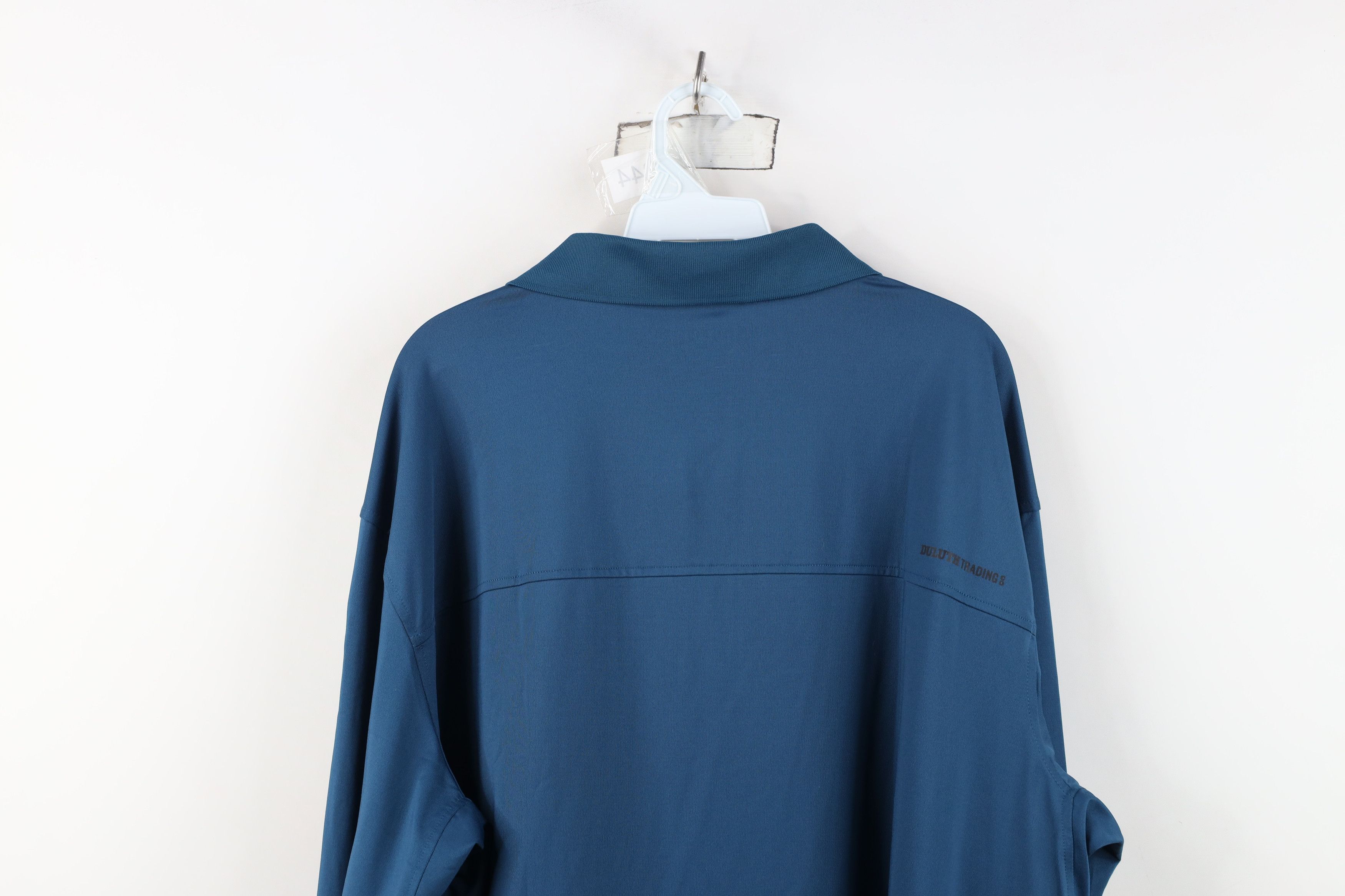 Duluth Trading Company Duluth Trading Co Performance Long Sleeve Polo Shirt Blue Size US XL / EU 56 / 4 - 14 Thumbnail