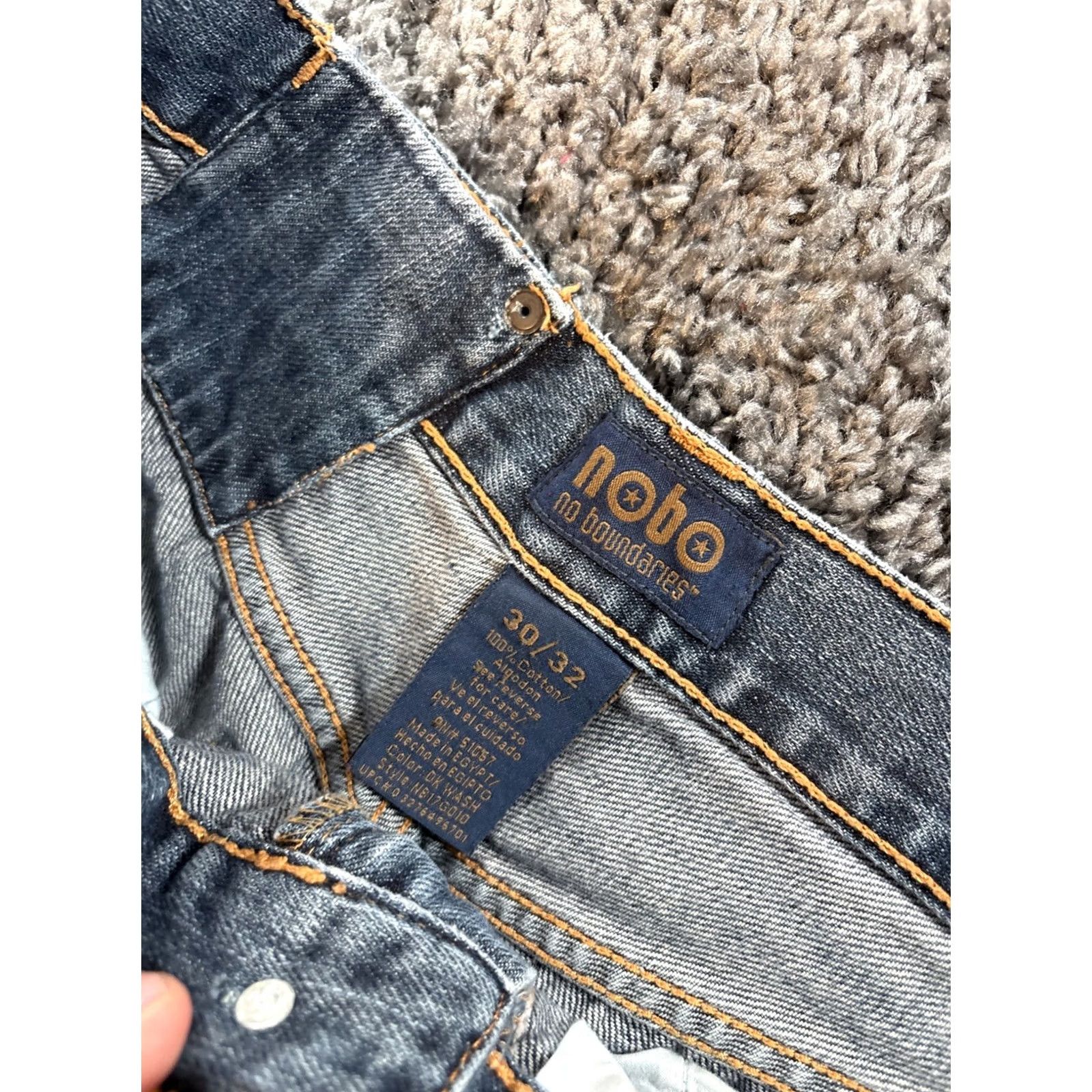Vintage VINTAGE Nobo Jeans Womens 30x32 Medium Wash Distressed Baggy High Rise Y2K Wide-Leg Denim Blue Mens? Girls? Size 30" / US 8 / IT 44 - 6 Thumbnail
