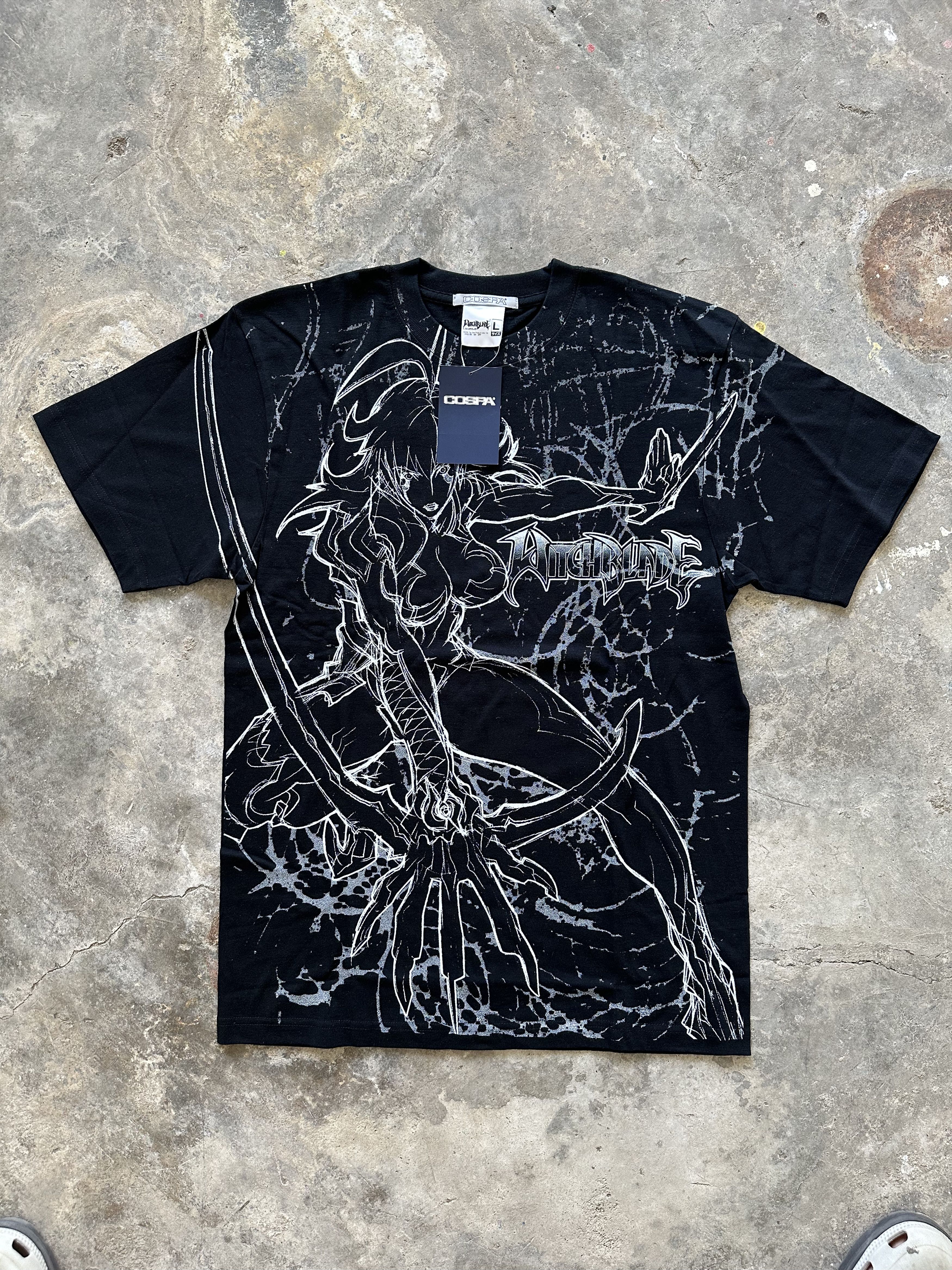 Anime Vintage 2006 COSPA Witchblade AOP T-shirt Size US L / EU 52-54 / 3 - 1 Thumbnail