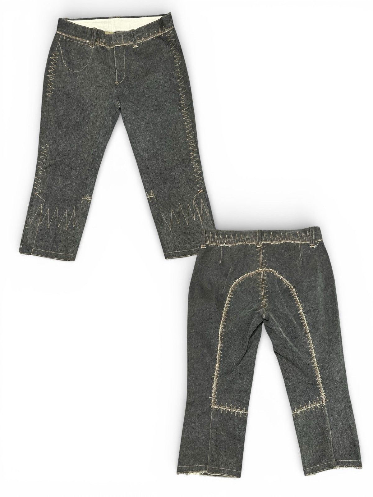 Tsumori Chisato Issey Miyake Tsumori Chisato Capris Jeans Size 30" / US 8 / IT 44 - 1 Thumbnail