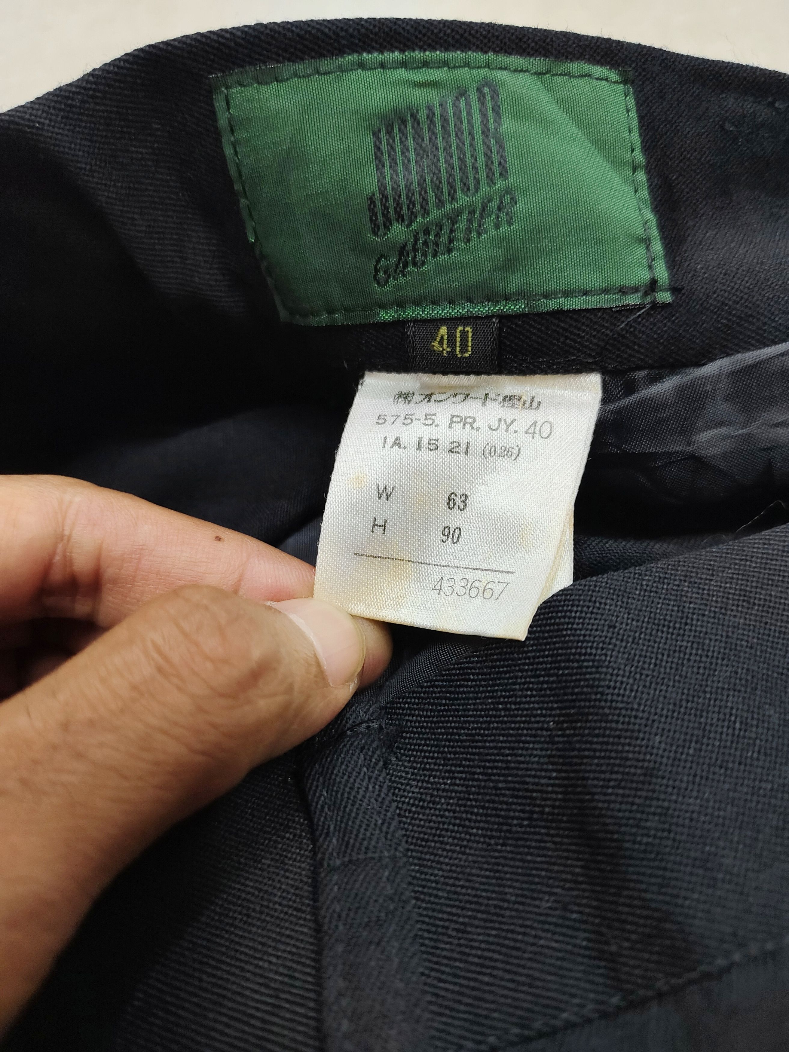 Jean Paul Gaultier 90s Gaultier Junior- Archive Statment Tailored Wool Trousers Size 27" / US 4 / IT 40 - 6 Thumbnail
