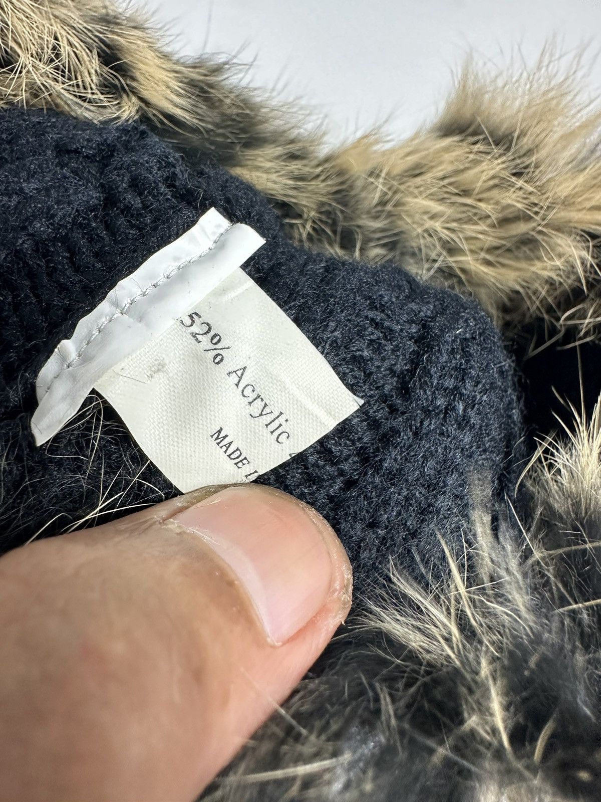 Other Made In Italy Mix Rabbit Fur Beanie Hats Size ONE SIZE - 7 Thumbnail