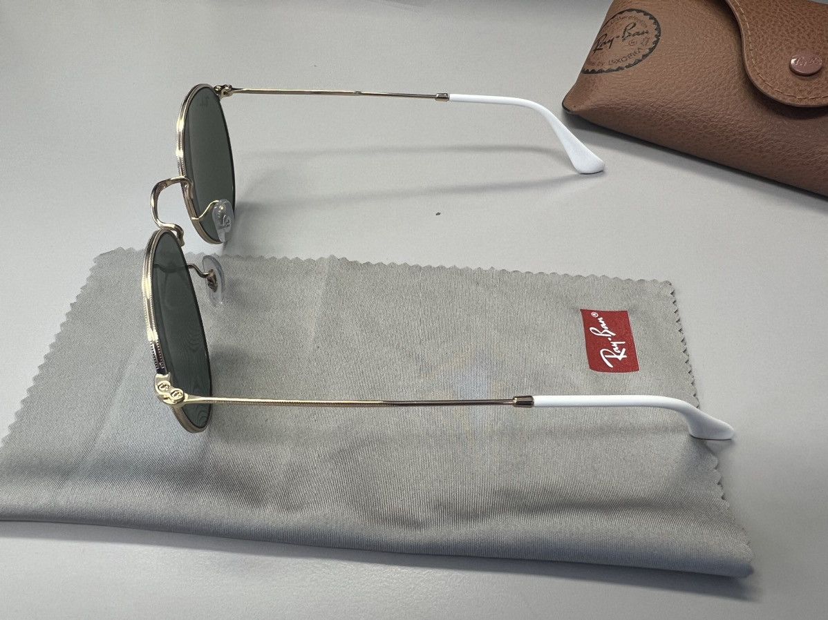RayBan Ray Ban Gold plated round frame + Polarized lenses Size ONE SIZE - 2 Thumbnail