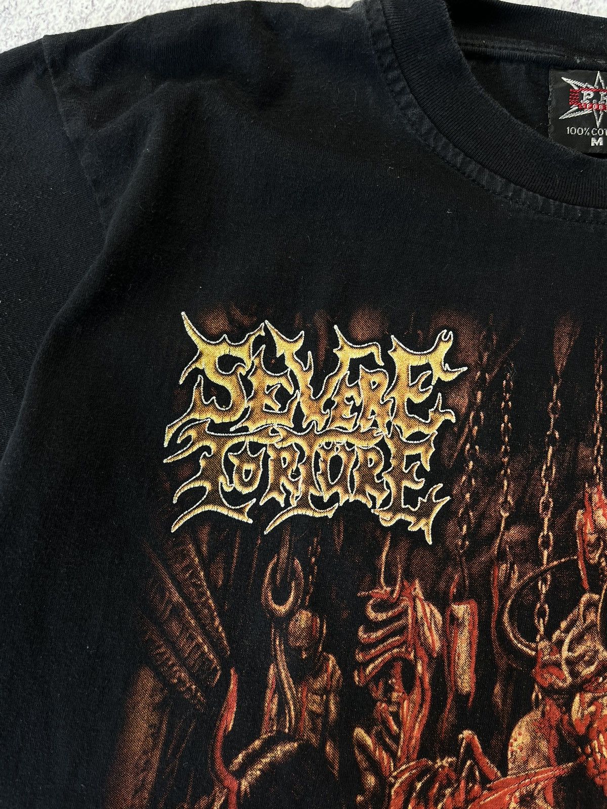 Band Tees Rare Severe Torture Feasting On Blood Vintage tee Size US M / EU 48-50 / 2 - 10 Thumbnail