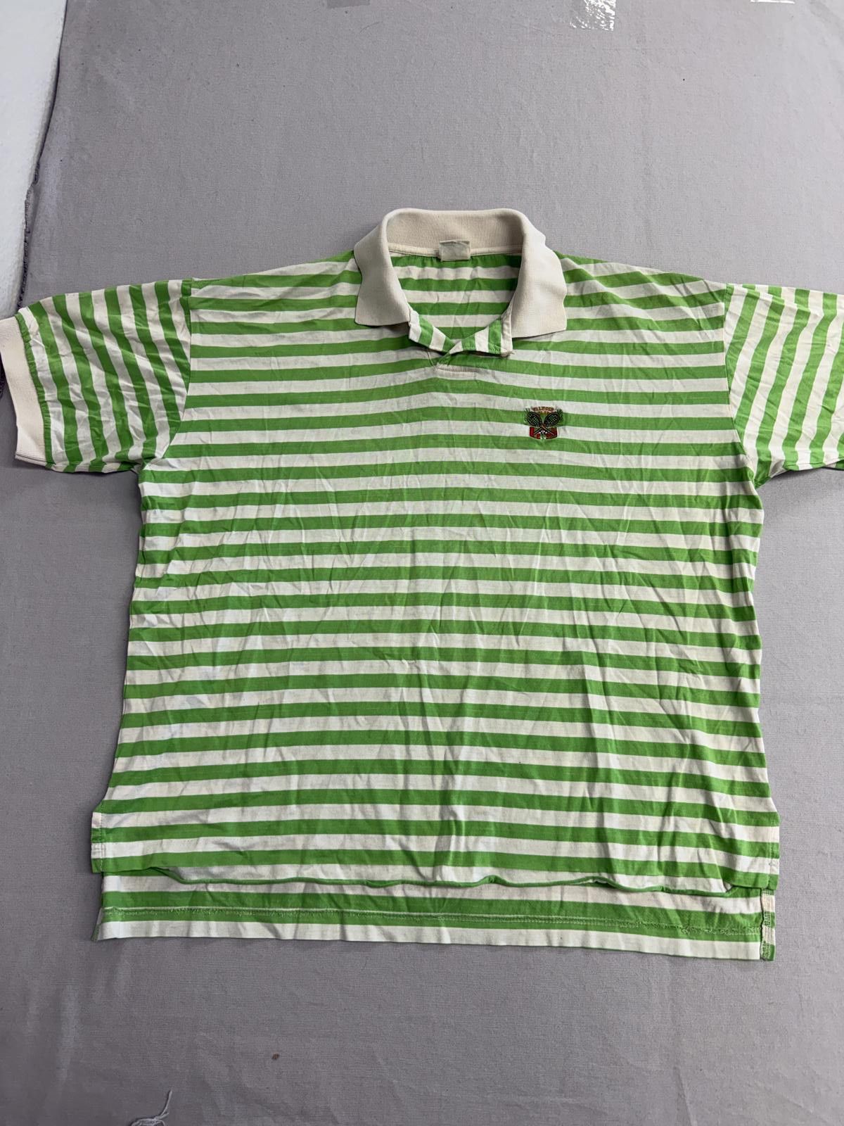 Other Ellesse Club Tennis Polo Shirt -Green White Stripes Italy M Size US M / EU 48-50 / 2 - 1 Thumbnail