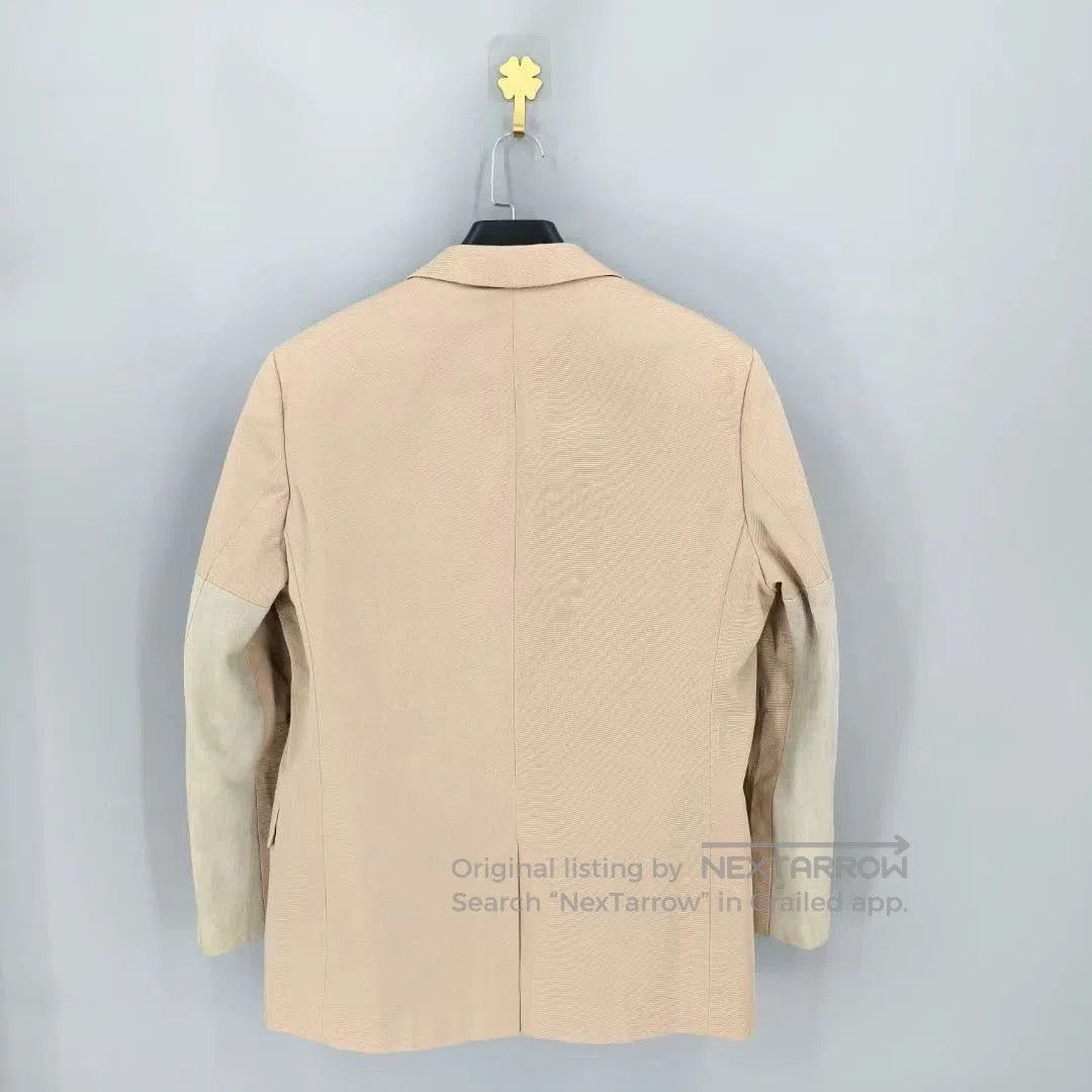 Fendi Fendi Beige Suede Panel Blazer. Size US L / EU 52-54 / 3 - 2 Thumbnail