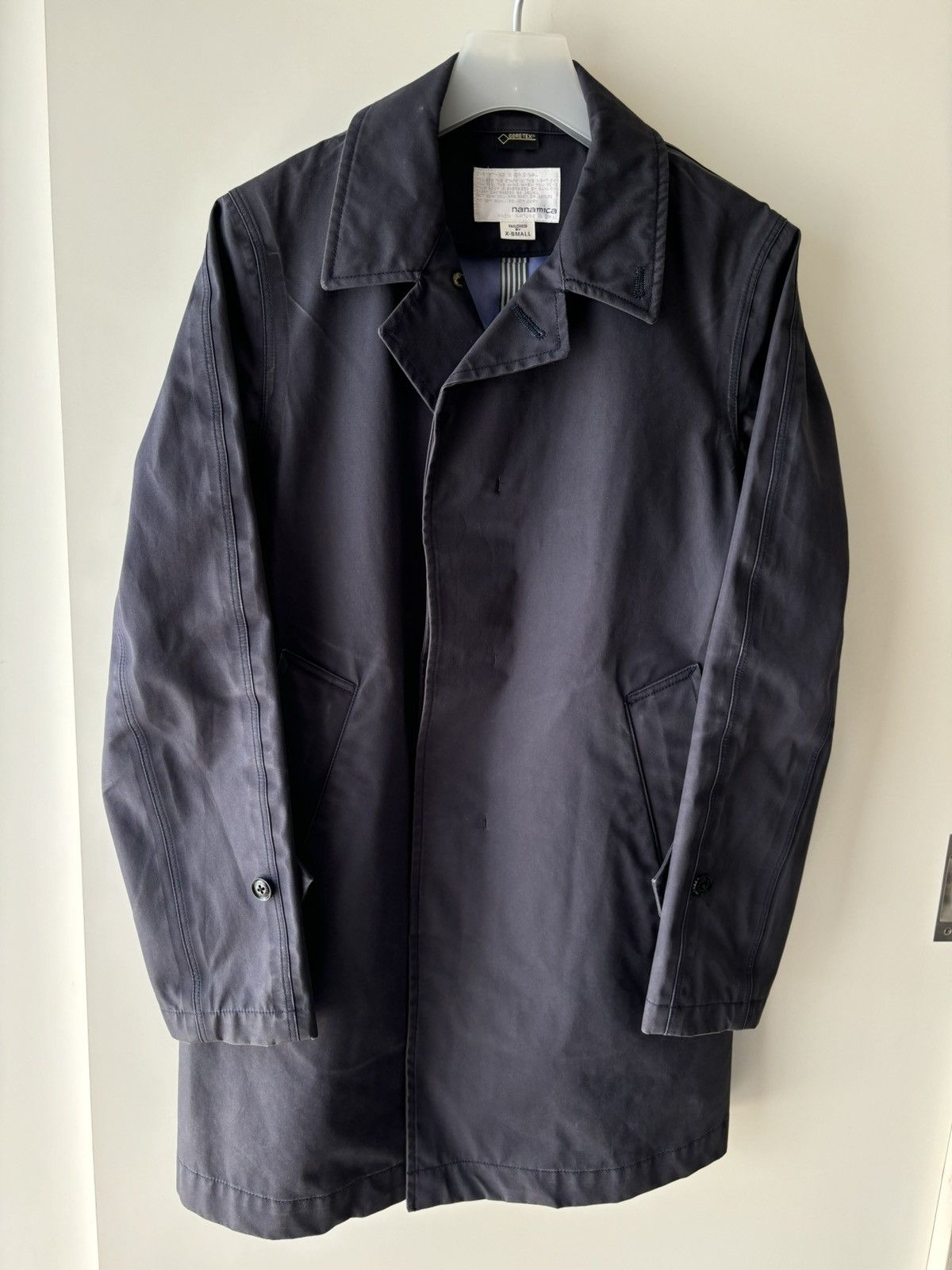 Nanamica Gore Tex Soutien Collar Trench Coat
