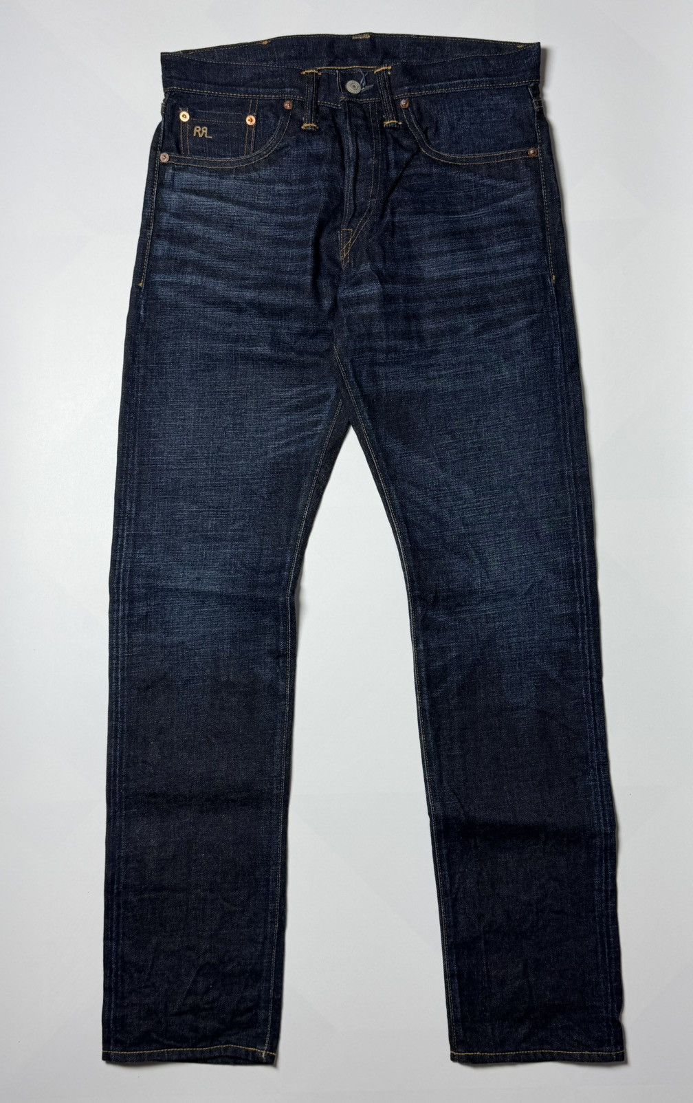 RRL Ralph Lauren RRL - Japan Indigo Selvedge Jeans Size US 30 / EU 46 - 1 Thumbnail