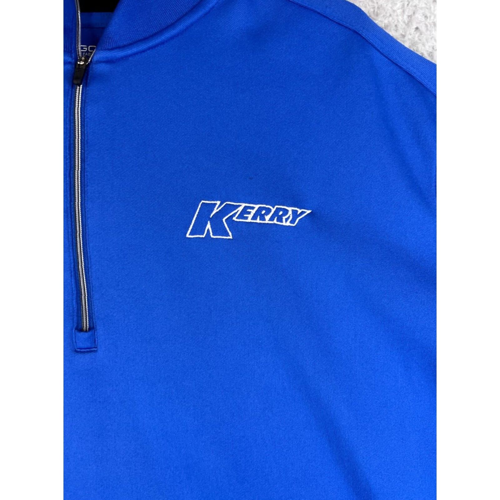 Nike Nike Golf Jacket Mens XL Blue Black 1/4 Zip Dri-Fit Swoosh Logo Pullover Size US XL / EU 56 / 4 - 4 Thumbnail