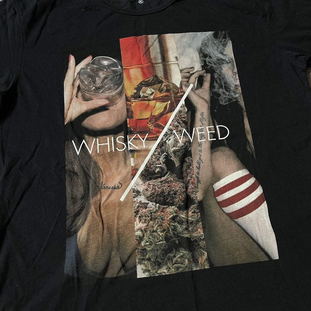Vintage Vintage Y2K Sun Faded Graphic Tee Streetwear Grunge Baggy XL Size US XL / EU 56 / 4 - 3 Thumbnail