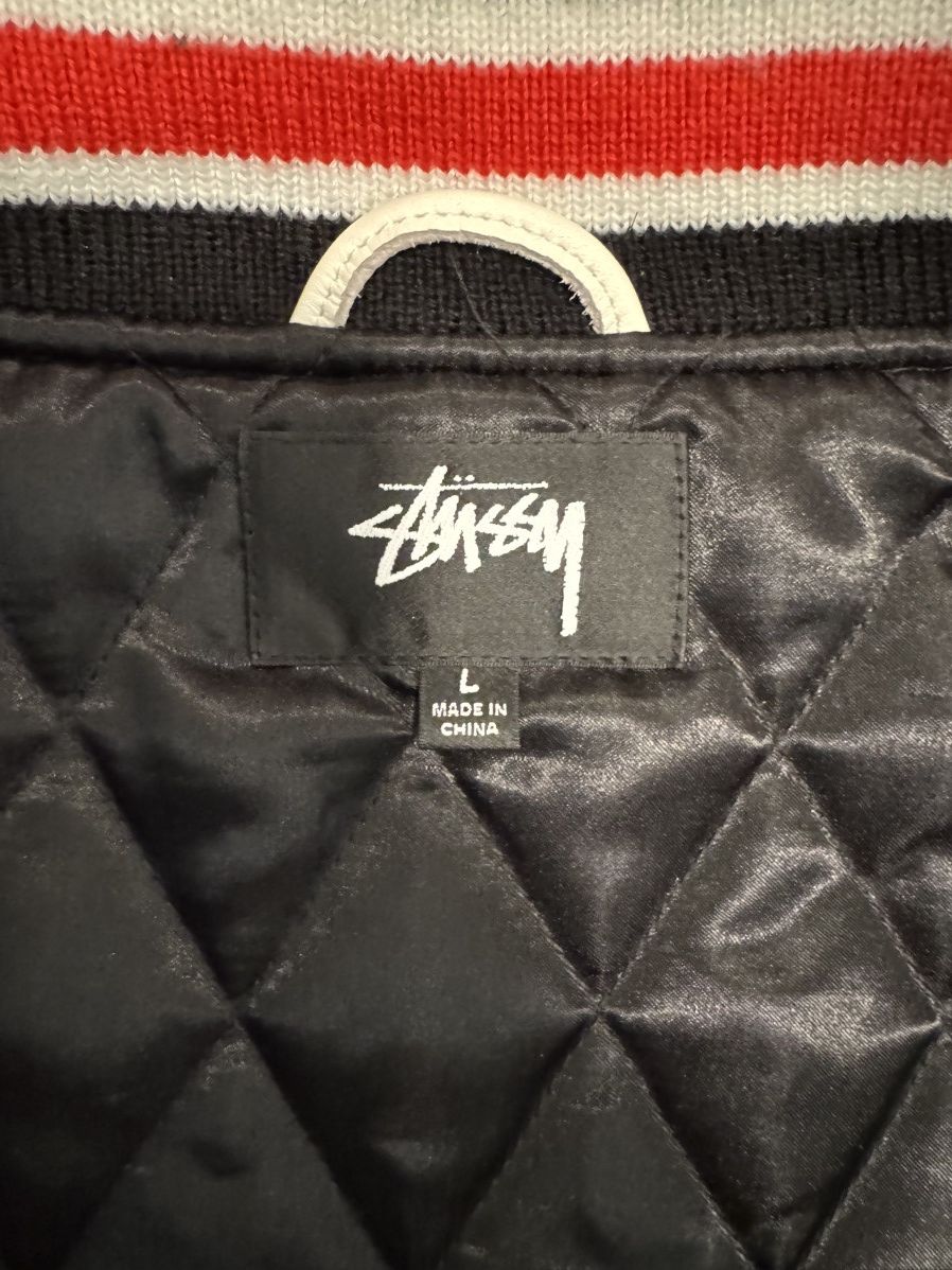 DENIM TEARS × Stussy Stussy X Denim Tears Varsity Jacket Size US L / EU 52-54 / 3 - 5 Thumbnail
