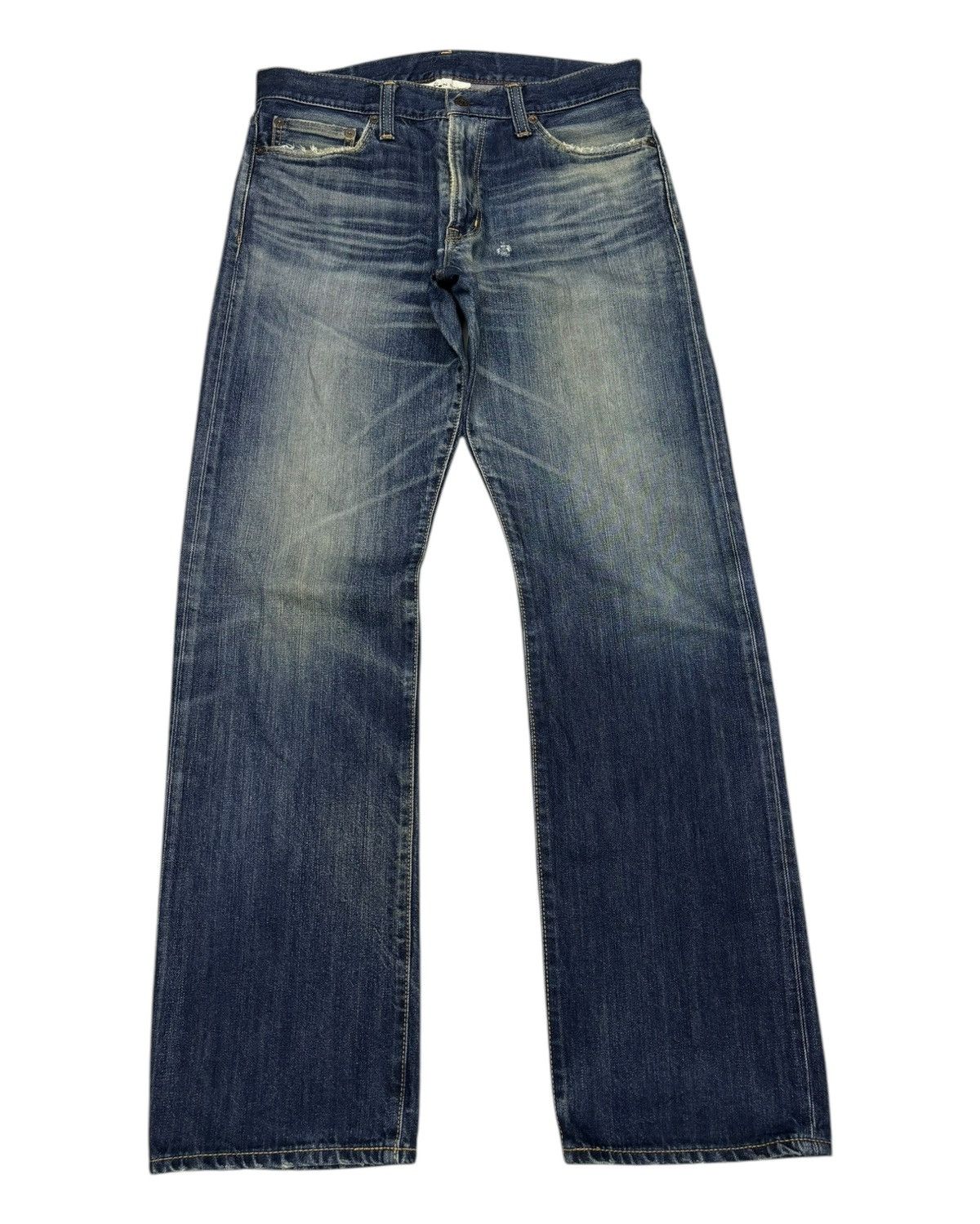Hysteric Glamour Vintage Japan Blue Jeans Nippon Back Number Denim Size US 33 - 1 Thumbnail