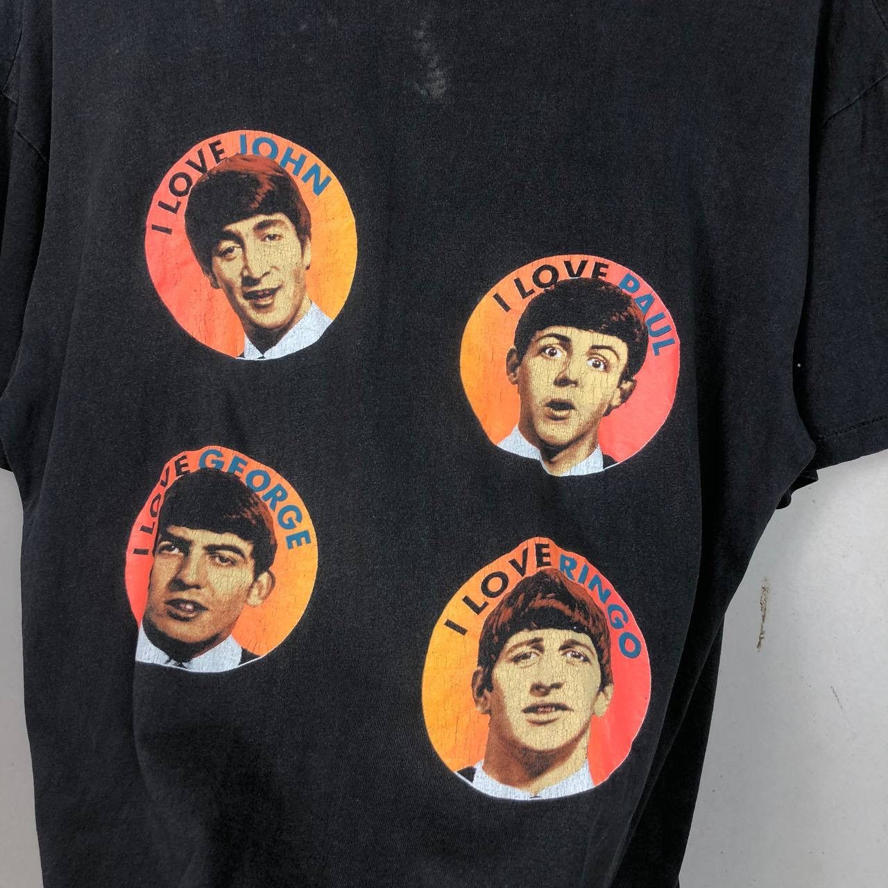 Band Tees Thrashed Sun Faded The Beatles Backstage Tshirt ERD GRUNGE Size US XL / EU 56 / 4 - 6 Thumbnail