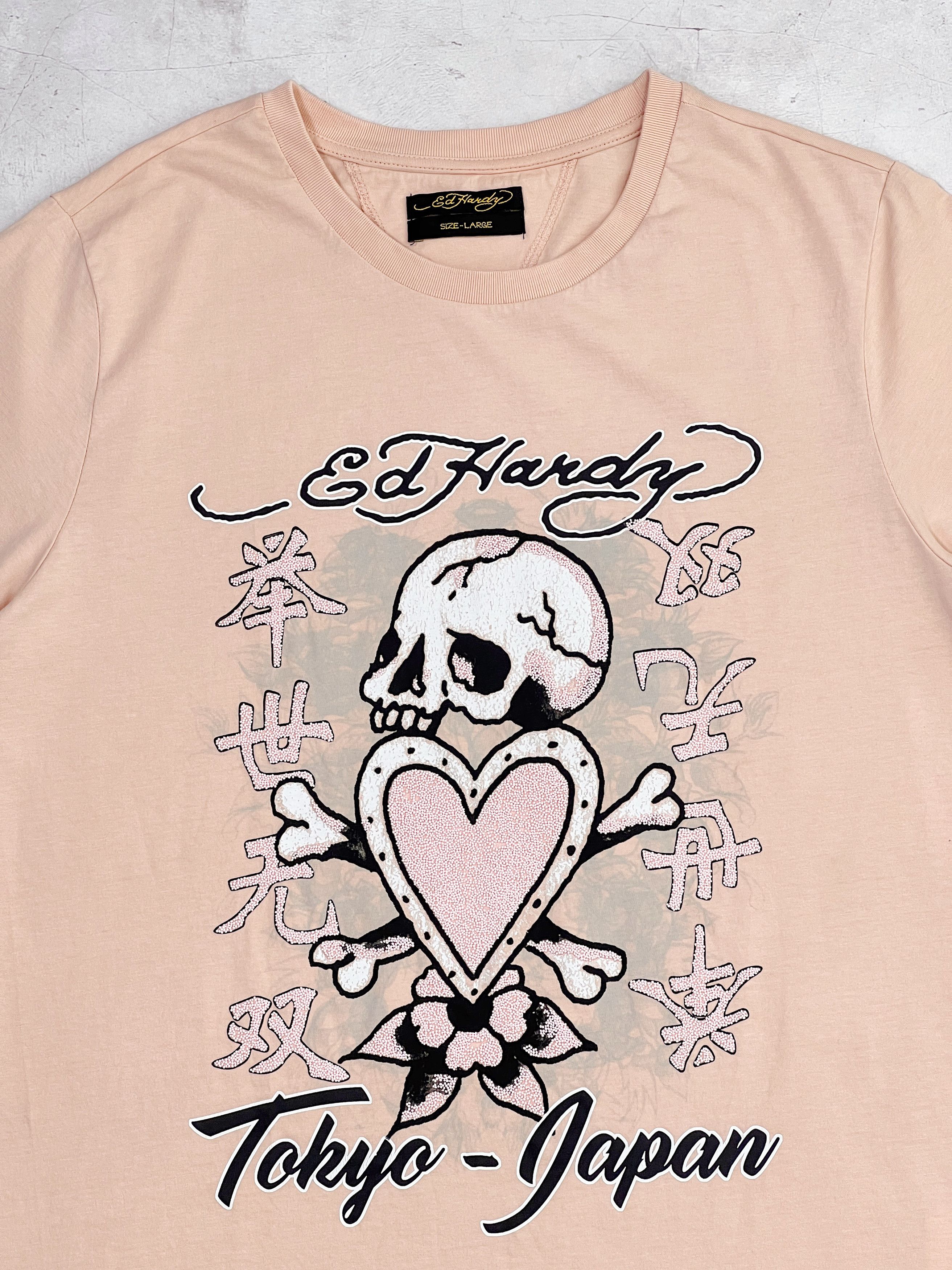 Christian Audigier × Ed Hardy Ed Hardy T-Shirt Tokyo Japan Skull Logo Size US M / EU 48-50 / 2 - 5 Thumbnail