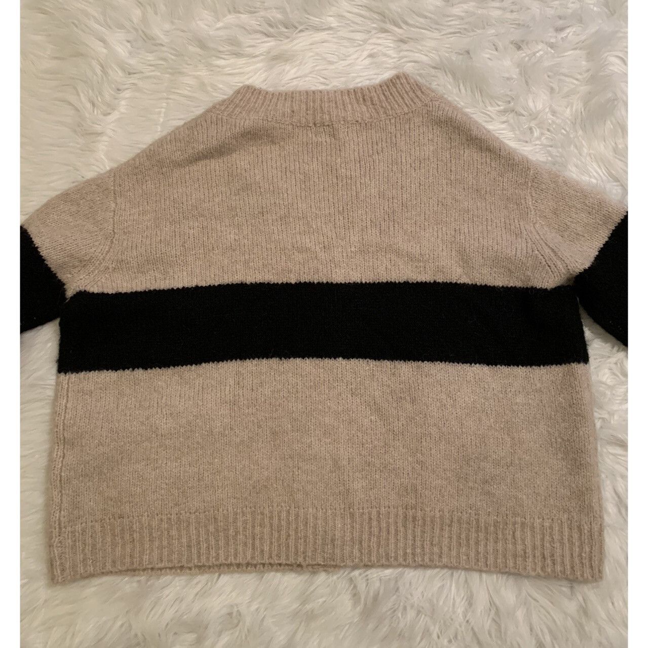 Rhude Rhude Monte Carlo Cardigan Sweater Knit Beige Black Alpaca L Size US L / EU 52-54 / 3 - 4 Thumbnail