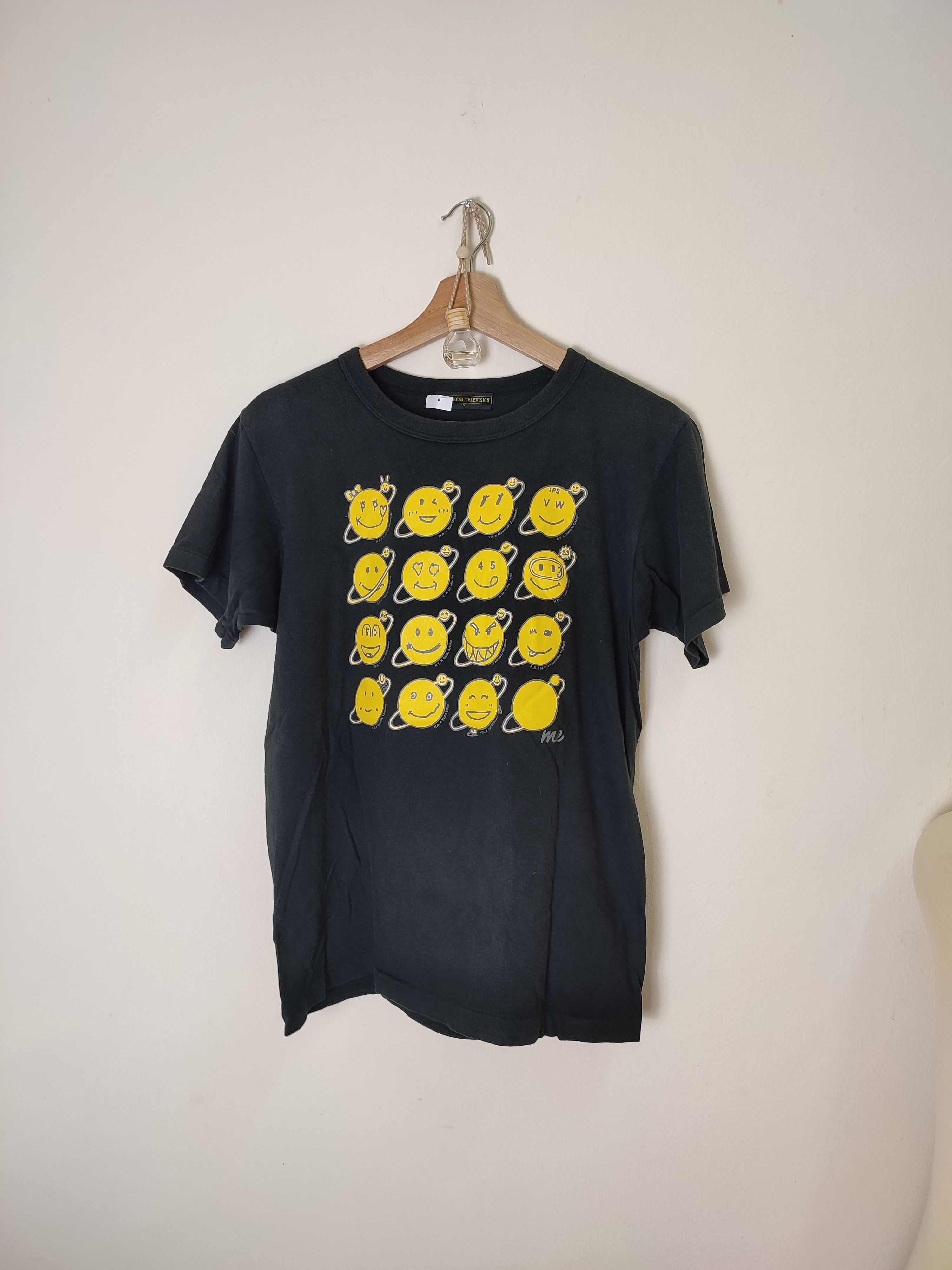 Japanese Brand 💥 VINTAGE 24 HOUR TELEVISION BLACK TEES Size US S / EU 44-46 / 1 - 1 Thumbnail