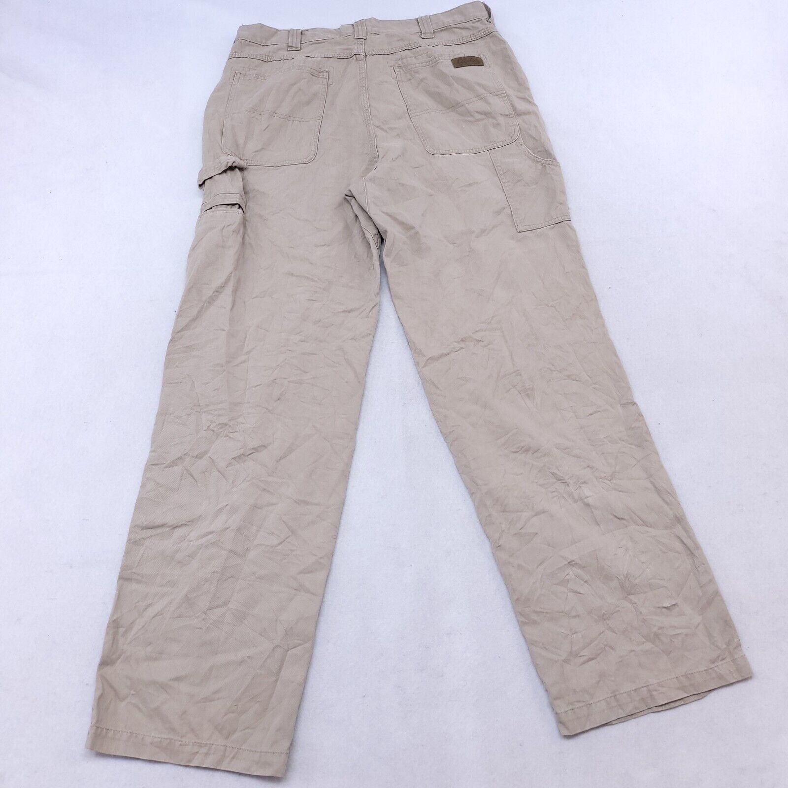 Cabelas Cabelas Medium Wash Button Chino Pants Mens Size 33/34 Beige Size 34" / US 12 / IT 48 - 7 Thumbnail