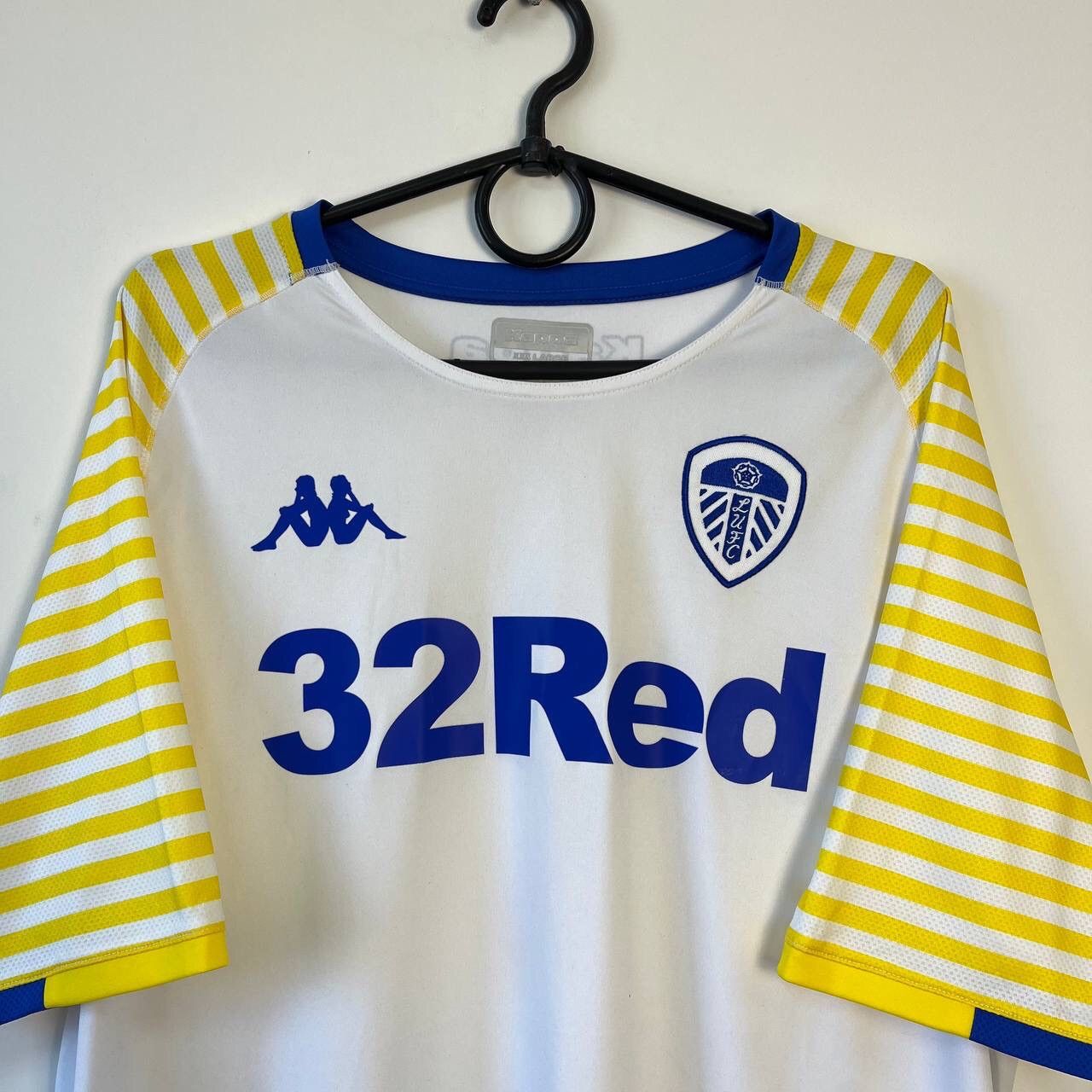 Kappa Kappa Leeds United Football Socce Shirt Training Size XXXL Size US XXL / EU 58 / 5 - 5 Thumbnail