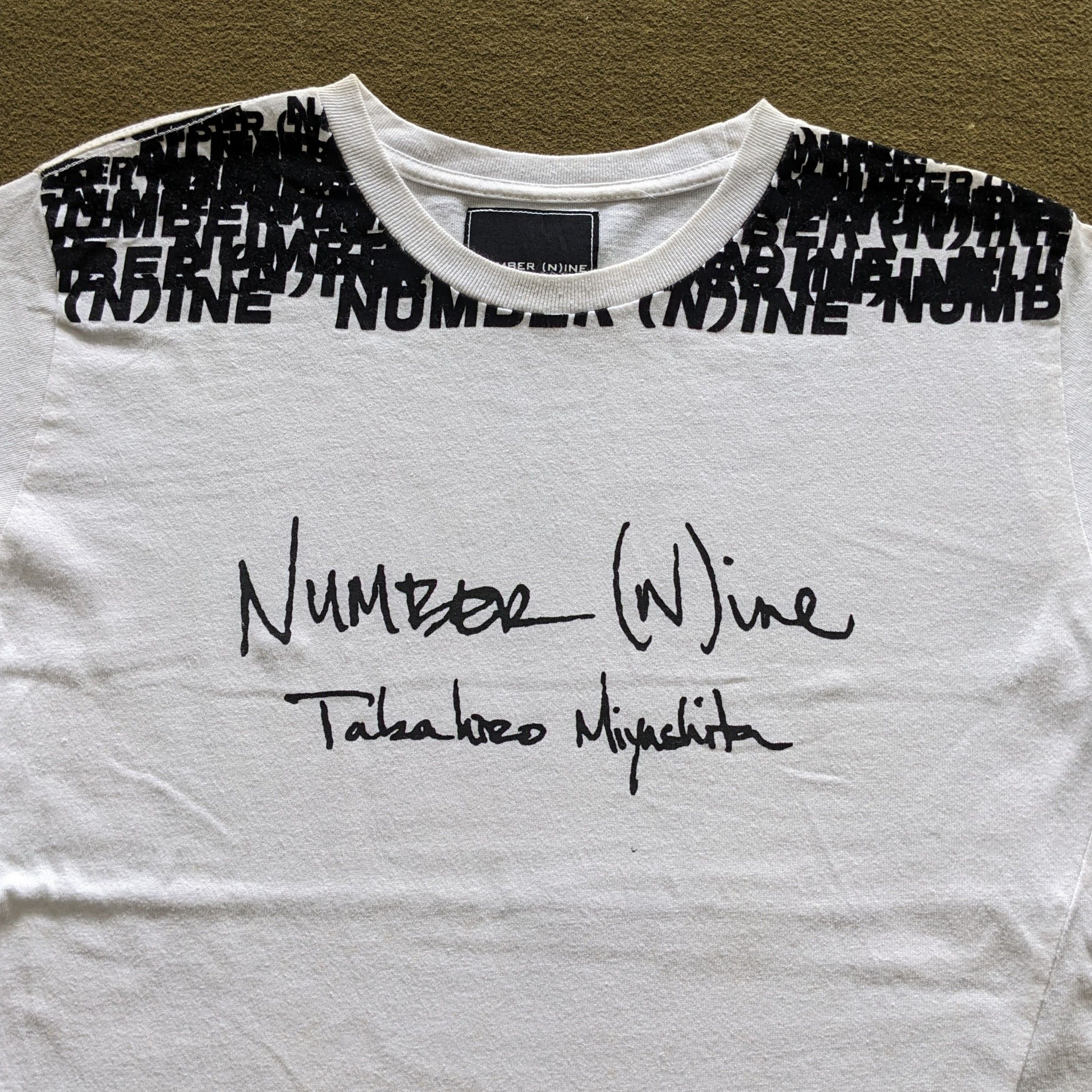 Number (N)ine Vintage NUMBER (N)INE Japanese Brand Custom T-shirt Size US M / EU 48-50 / 2 - 2 Thumbnail