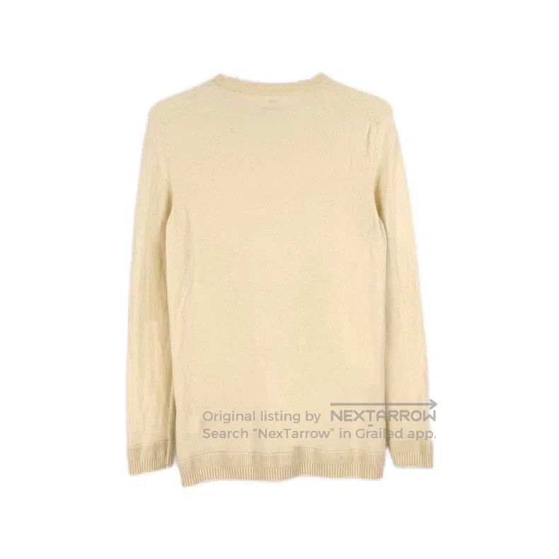 Hermes Hermes Off-White Metal Logo Cashmere Sweater Size XS / US 0-2 / IT 36-38 - 2 Thumbnail