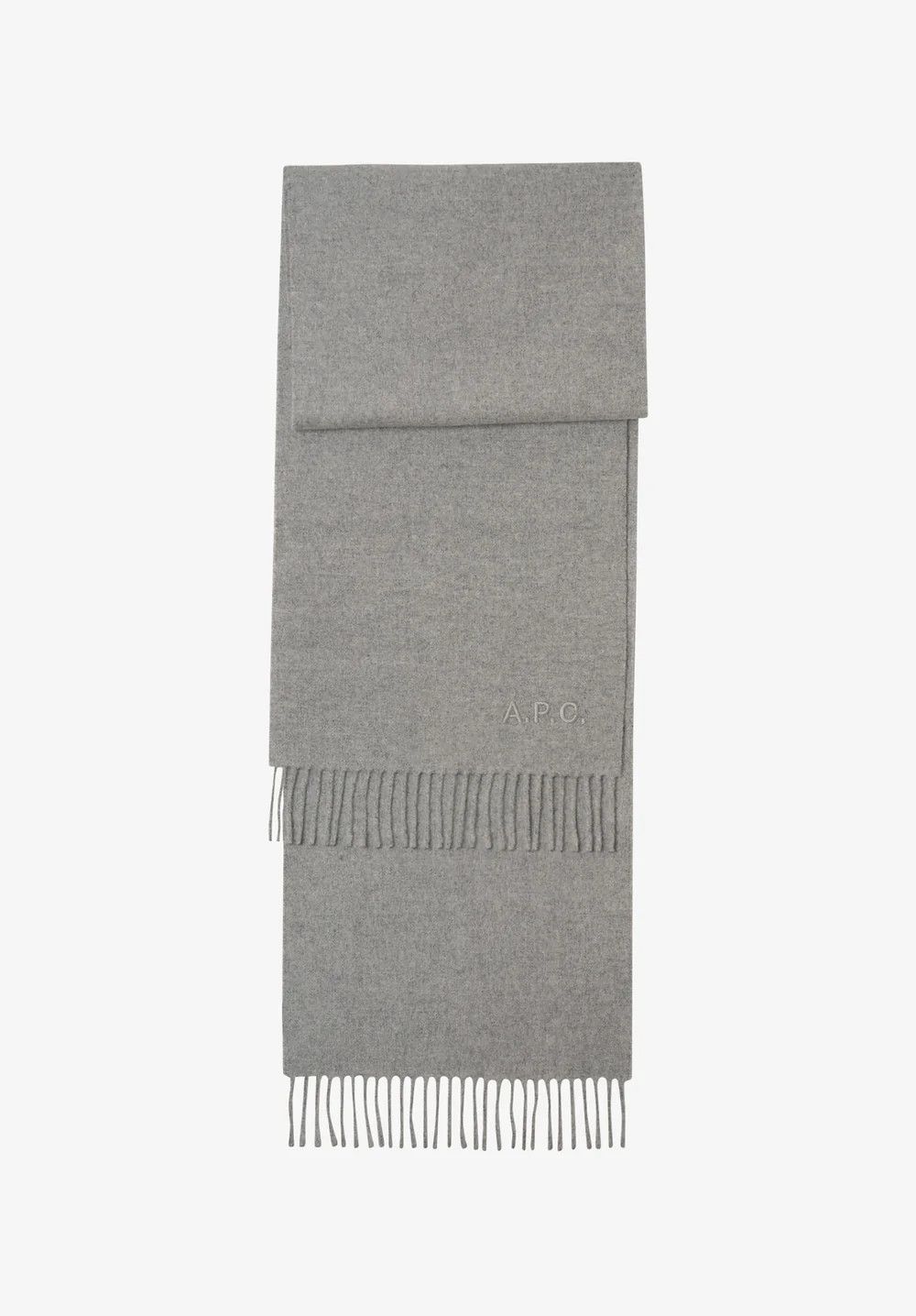 A.P.C. o1mle1125 Size: OS / Ambroise Brodee Scarf in Gray Size ONE SIZE - 1 Thumbnail