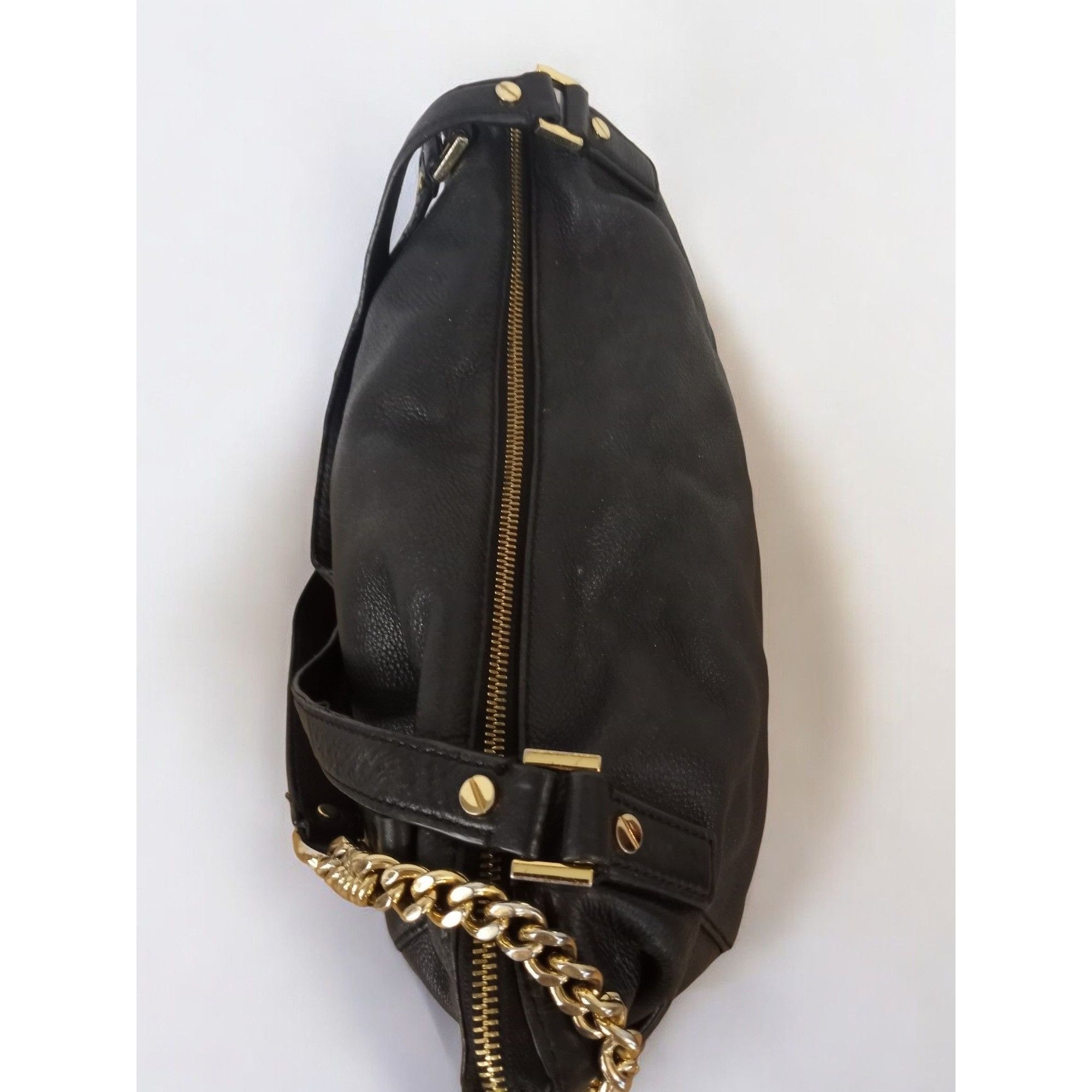 Michael Kors MICHAEL Michael Kors Leather Chandler Grained Leather Shou Size ONE SIZE - 6 Thumbnail