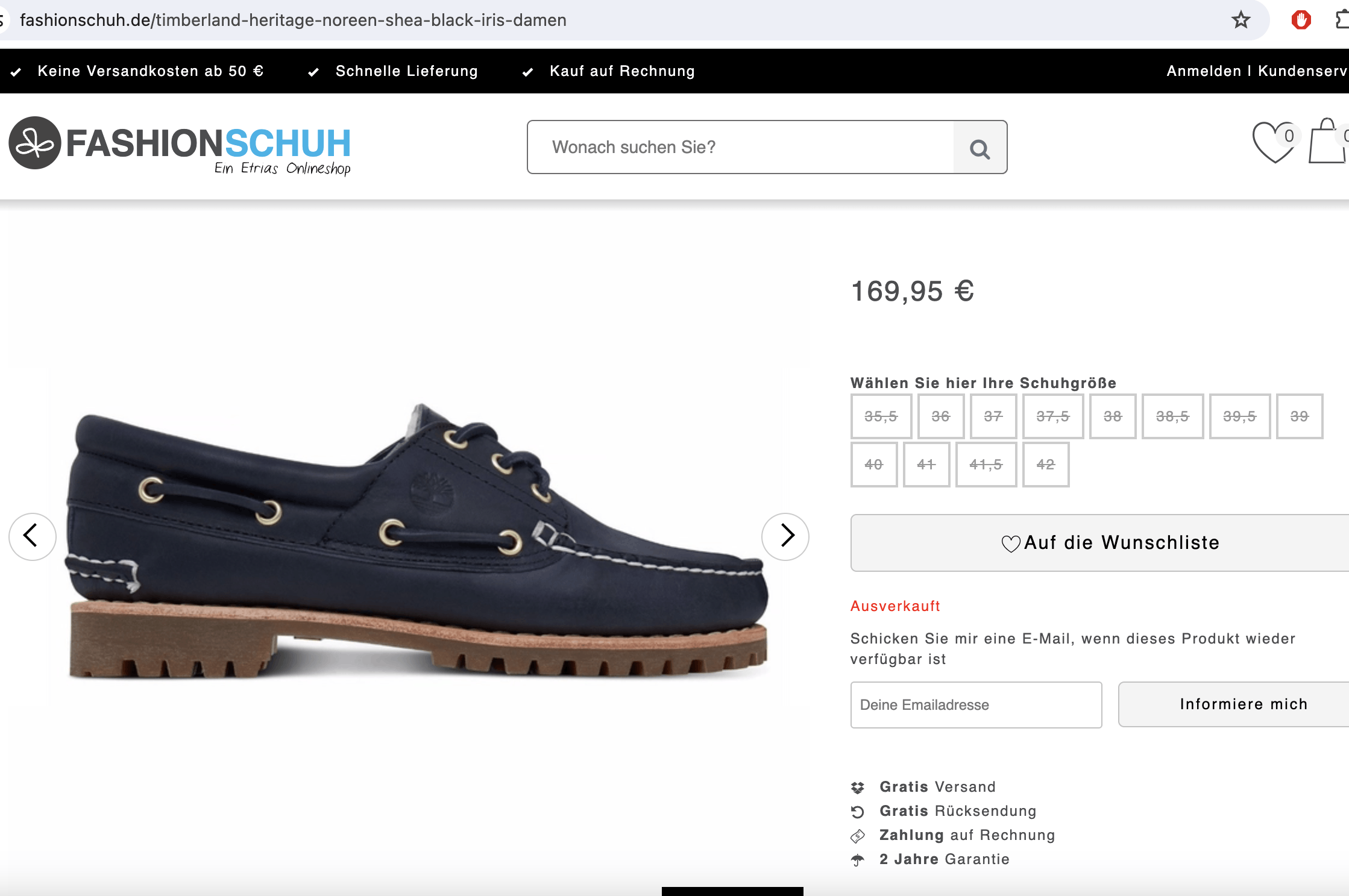 Timberland Timberland Noreen 3EYE Shearling Leather Boat Shoes Size US 6 / IT 36 - 2 Thumbnail