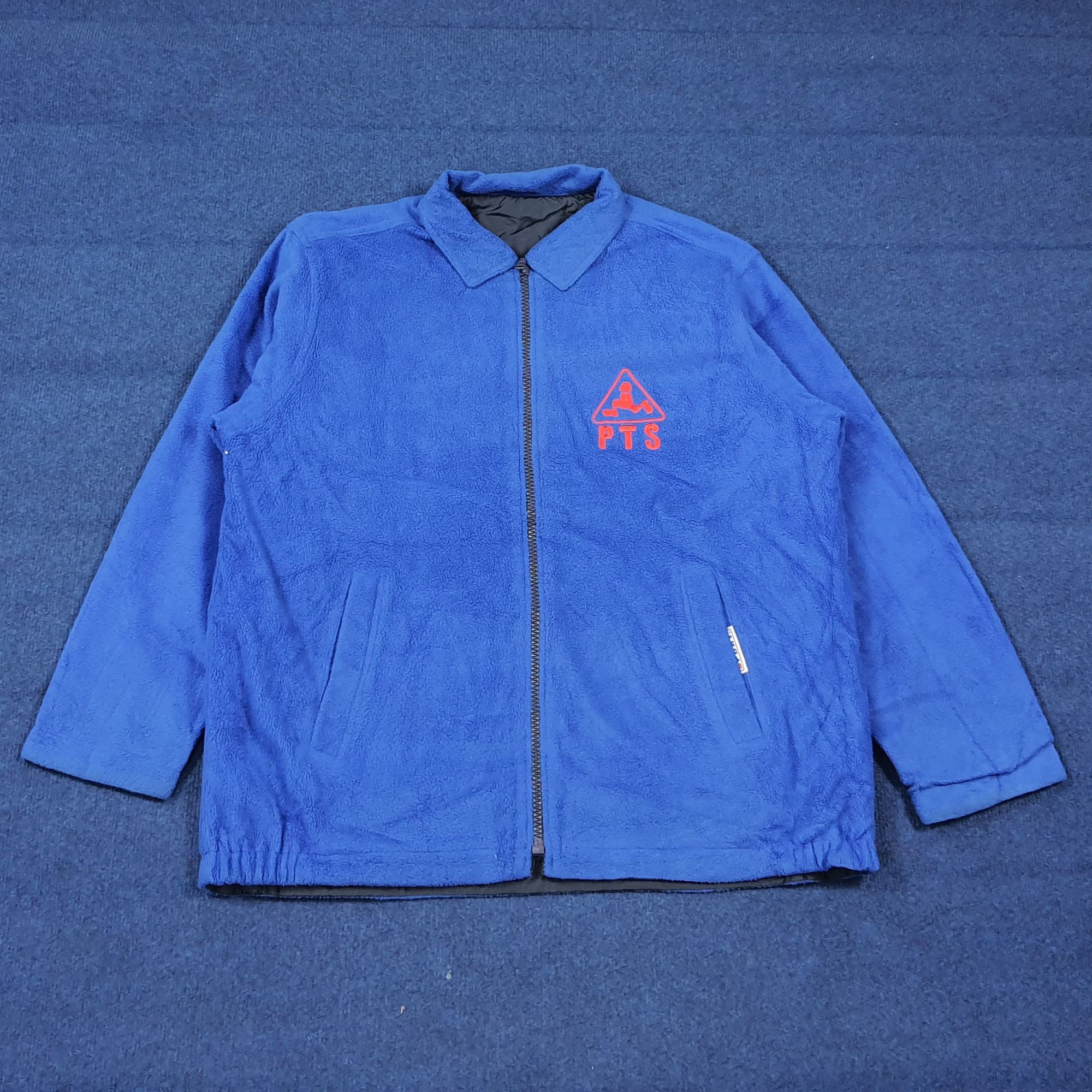 Vintage Vtg 90s Plenty Tough PTS Reversible Windbreaker C284N8 Size US L / EU 52-54 / 3 - 6 Thumbnail