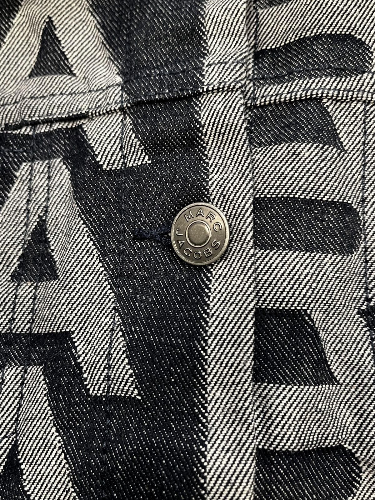 Marc Jacobs Marc Jacobs Raw Denim Monogram Jacket (unisex) Size US L / EU 52-54 / 3 - 16 Thumbnail