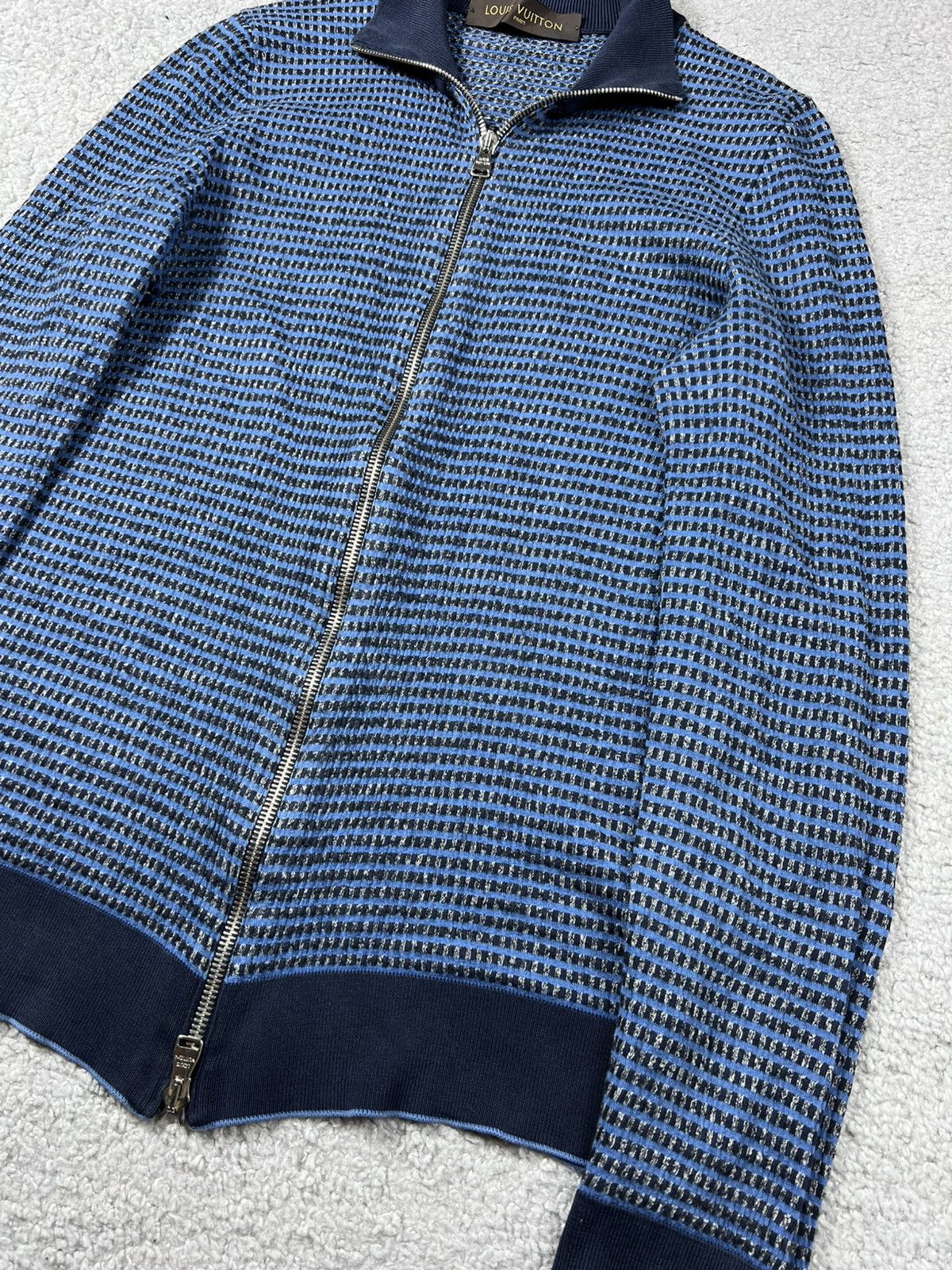 Louis Vuitton Louis Vuitton Full Zip Blue Sweater Size US S / EU 44-46 / 1 - 4 Thumbnail