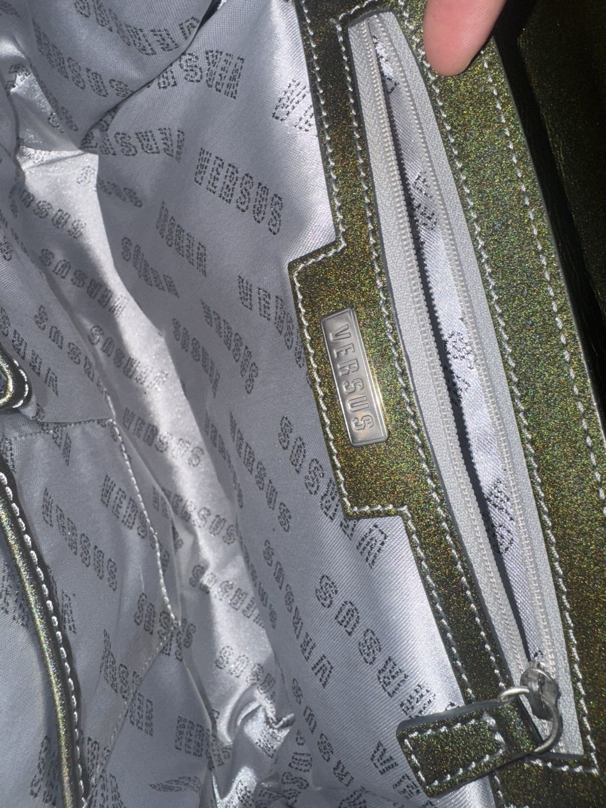 Versus Versace Versace Versus military bag in olive green Size ONE SIZE - 8 Thumbnail