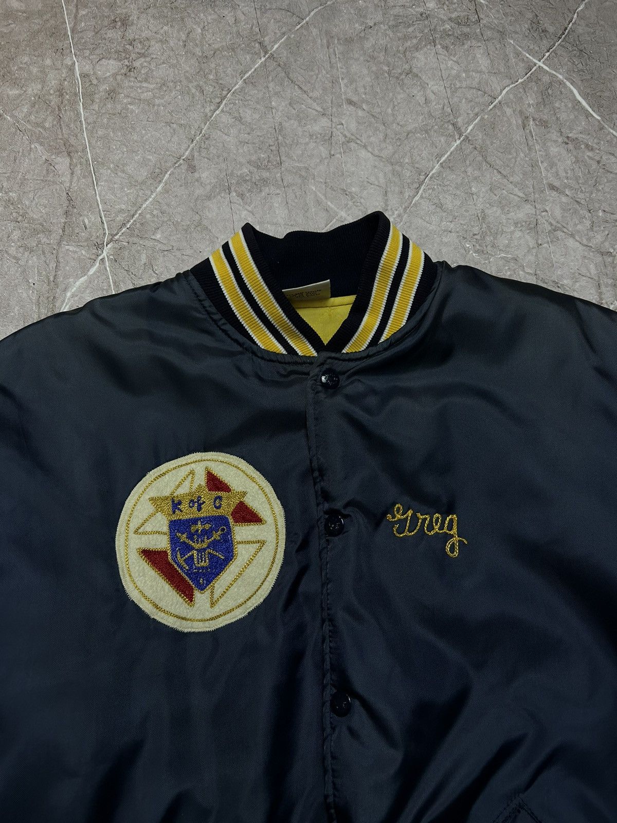 Vintage Vintage Stratford Rams x Birdie made in USA varsity jacket Size US L / EU 52-54 / 3 - 4 Thumbnail