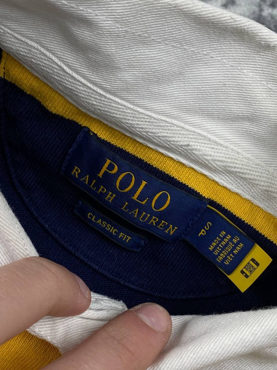 Polo Ralph Lauren Vintage Polo Ralph Lauren Rugby Shirt Long Sleeve Striped Size US S / EU 44-46 / 1 - 7 Thumbnail