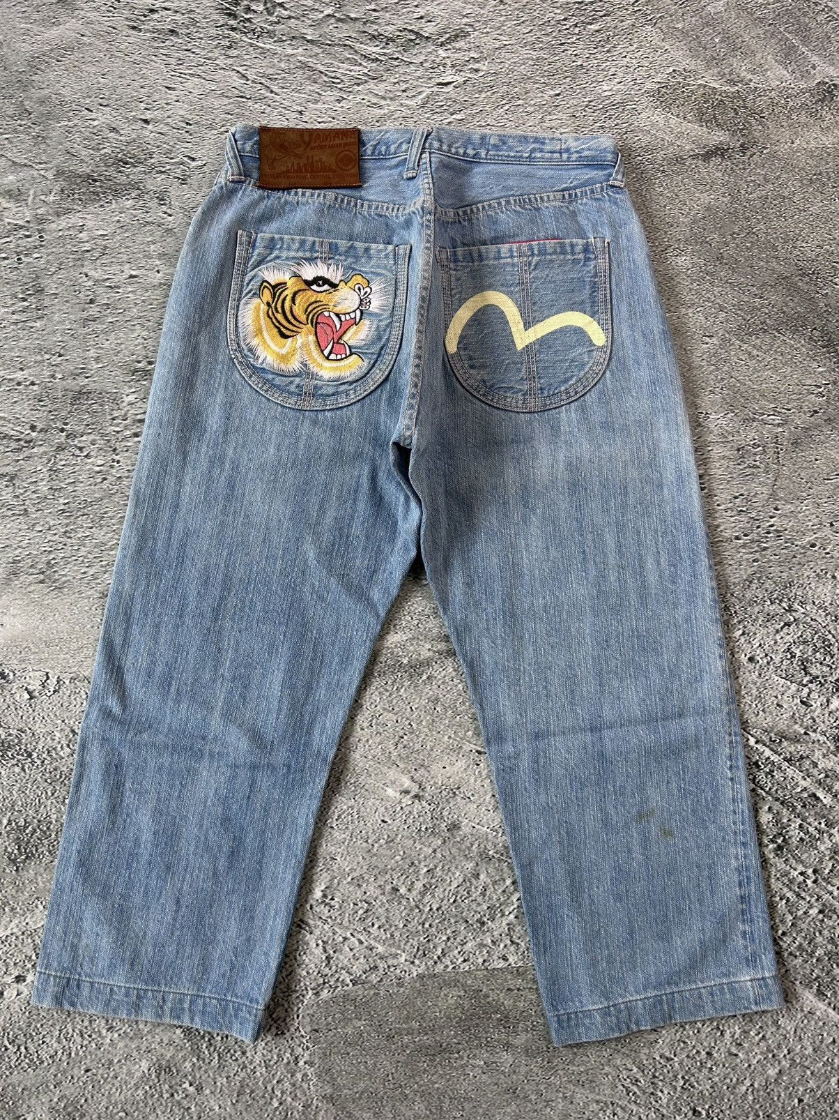 EVISU 1507 サイズ38 TIGER PRESHRUNK yamane EVISU エヴィス 1507L TIGER PRESHRUNK デニムジャケット