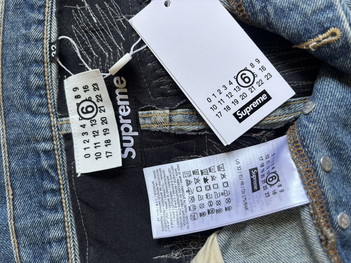 Maison Margiela × Supreme Supreme MM6 Maison Margiela Denim Two Piece Size US 32 / EU 48 - 9 Thumbnail
