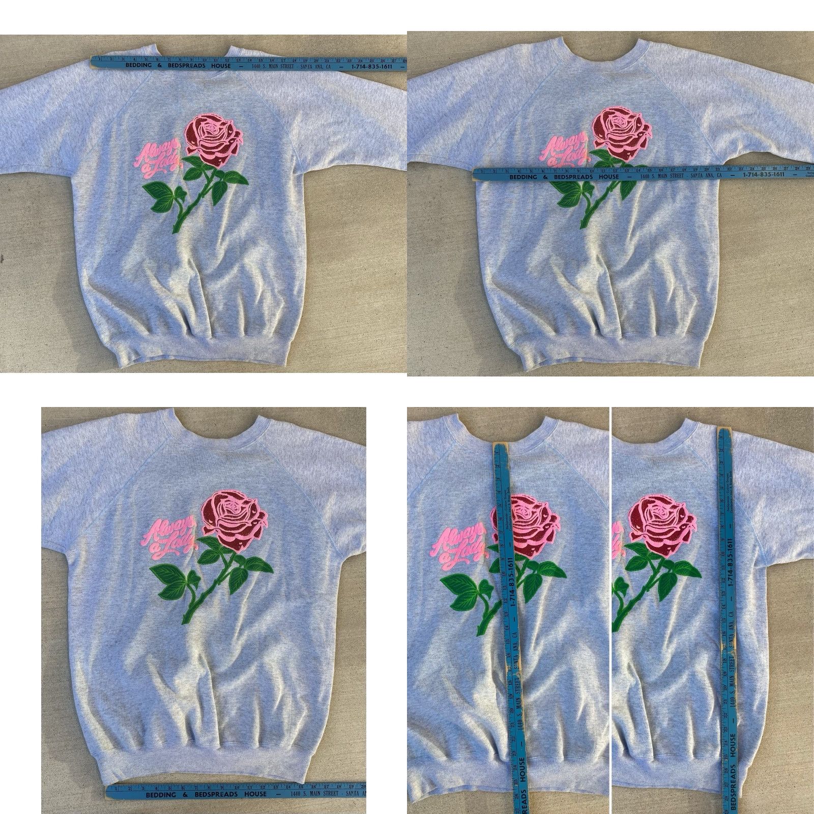 Vintage VINTAGE Hanes Her Way Graphic Sweatshirt Raglan Blue XL Ladies Crew Neck, Flower Print, Long Sleeve, Pullover, Raglan Sweatshirt, Vintage Size XL / US 12-14 / IT 48-50 - 11 Thumbnail