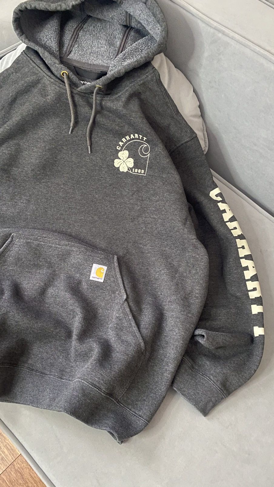 Carhartt Vintage Carhartt hoodie Size US XL / EU 56 / 4 - 3 Thumbnail