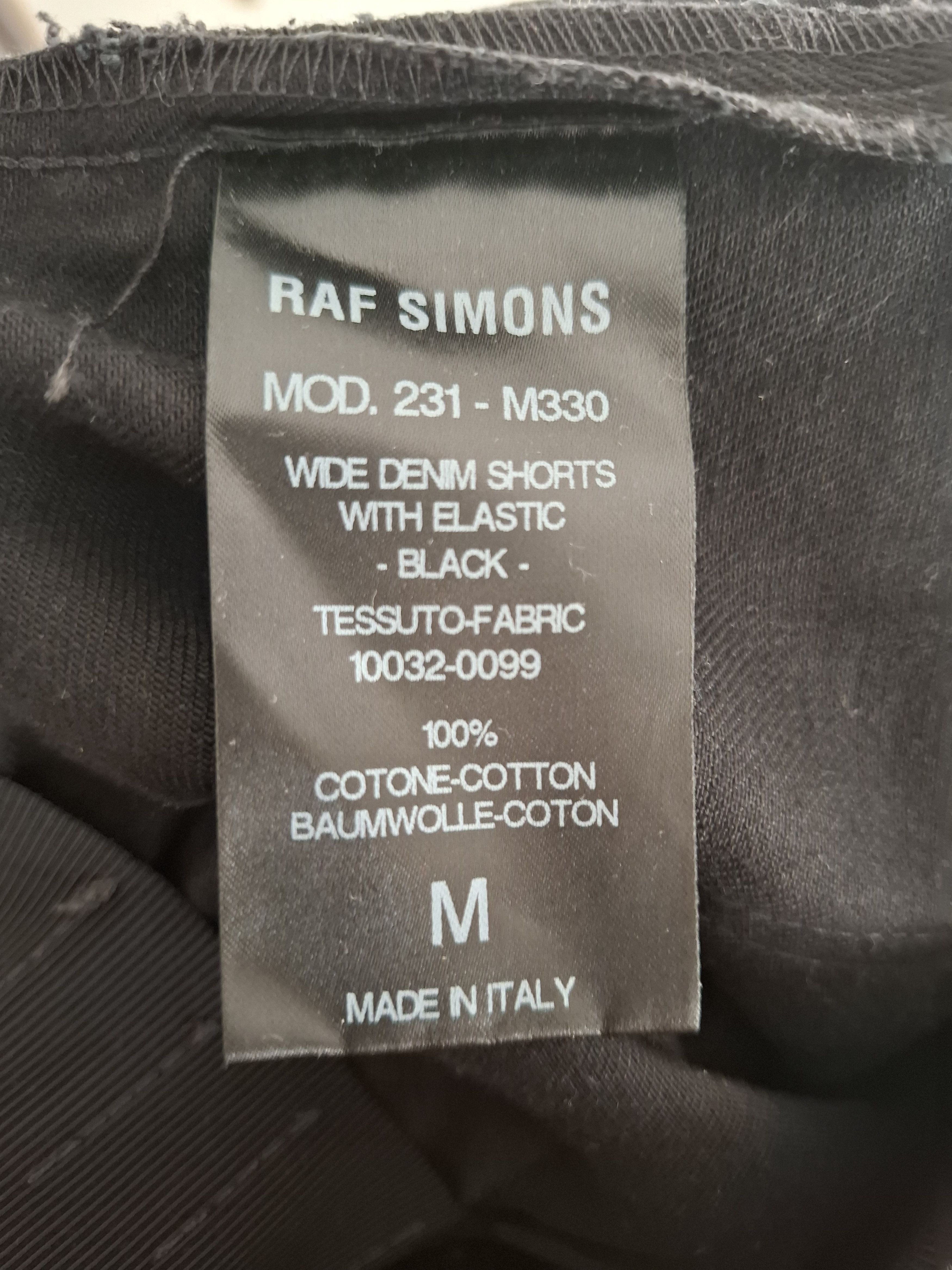 Raf Simons Elasticated denim wide-leg shorts Size US 30 / EU 46 - 8 Thumbnail