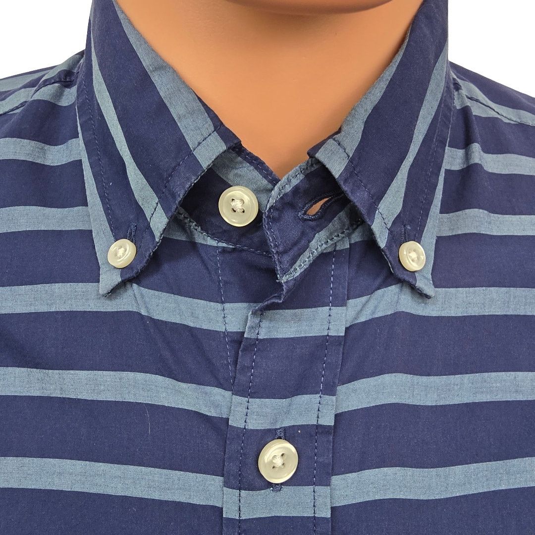 J.Crew J. Crew Lightweight Shirt Men S Slim-Fit Button-Down Striped Size US S / EU 44-46 / 1 - 4 Thumbnail