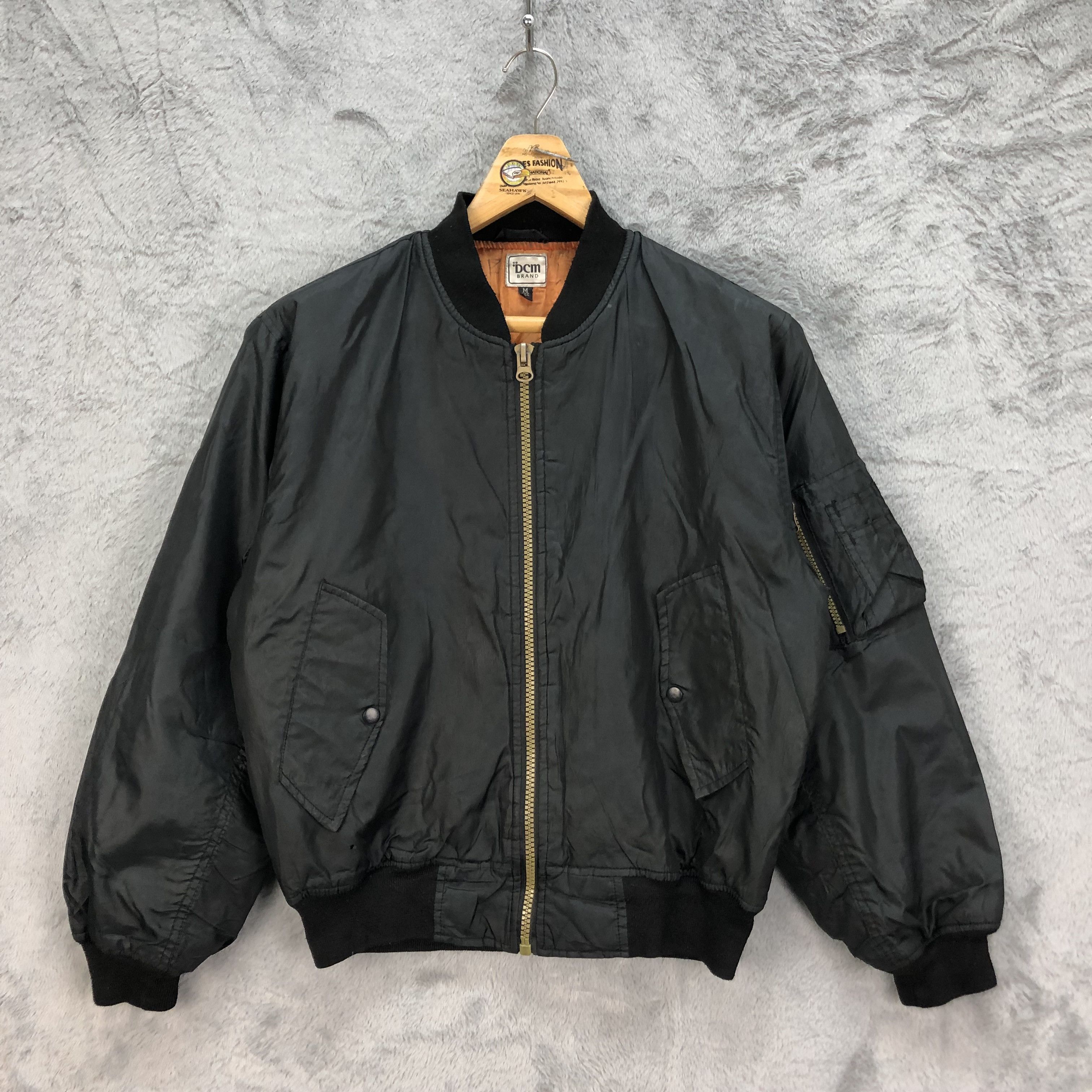 Japanese Brand TRASHED DCM BRAND BOMBERS FLIGHT JACKET #4994-35 Size US M / EU 48-50 / 2 - 1 Thumbnail