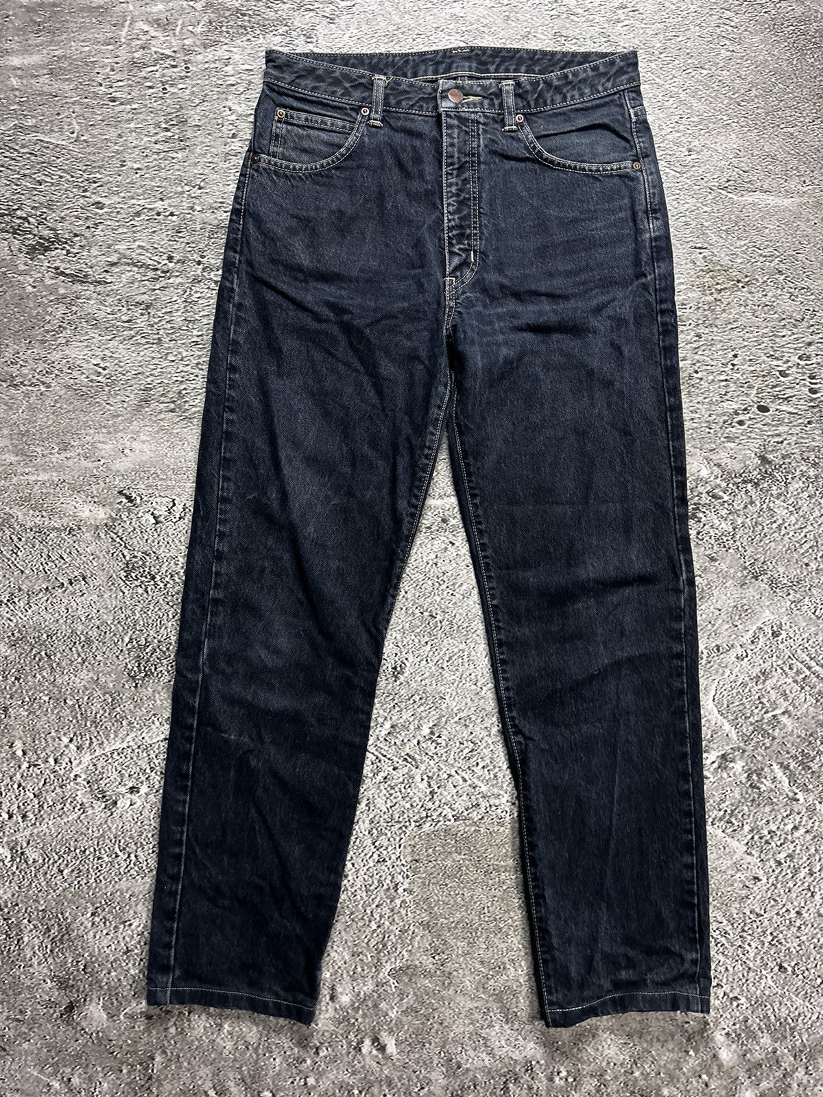 Edwin × Japanese Brand × Vintage Edwin vintage Navy jeans Japanese denim Pants London slim Size US 32 / EU 48 - 5 Thumbnail