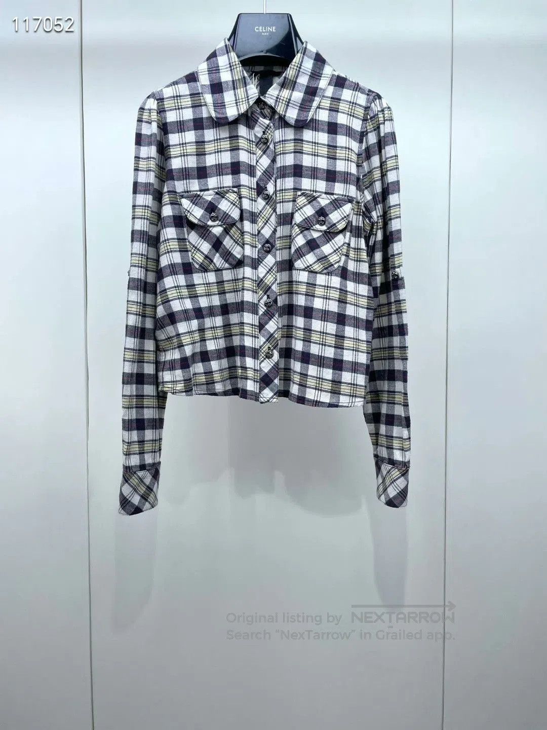 Chrome Hearts Chrome Hearts Cropped Checkered Shirt. Size M / US 6-8 / IT 42-44 - 1 Thumbnail