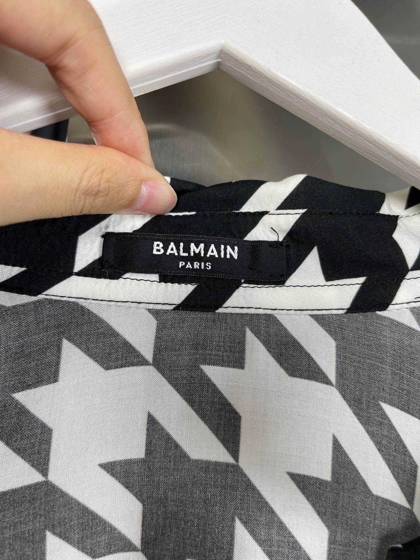 Balmain Balmain Houndstooth Shirt 36 Size XS / US 0-2 / IT 36-38 - 7 Thumbnail