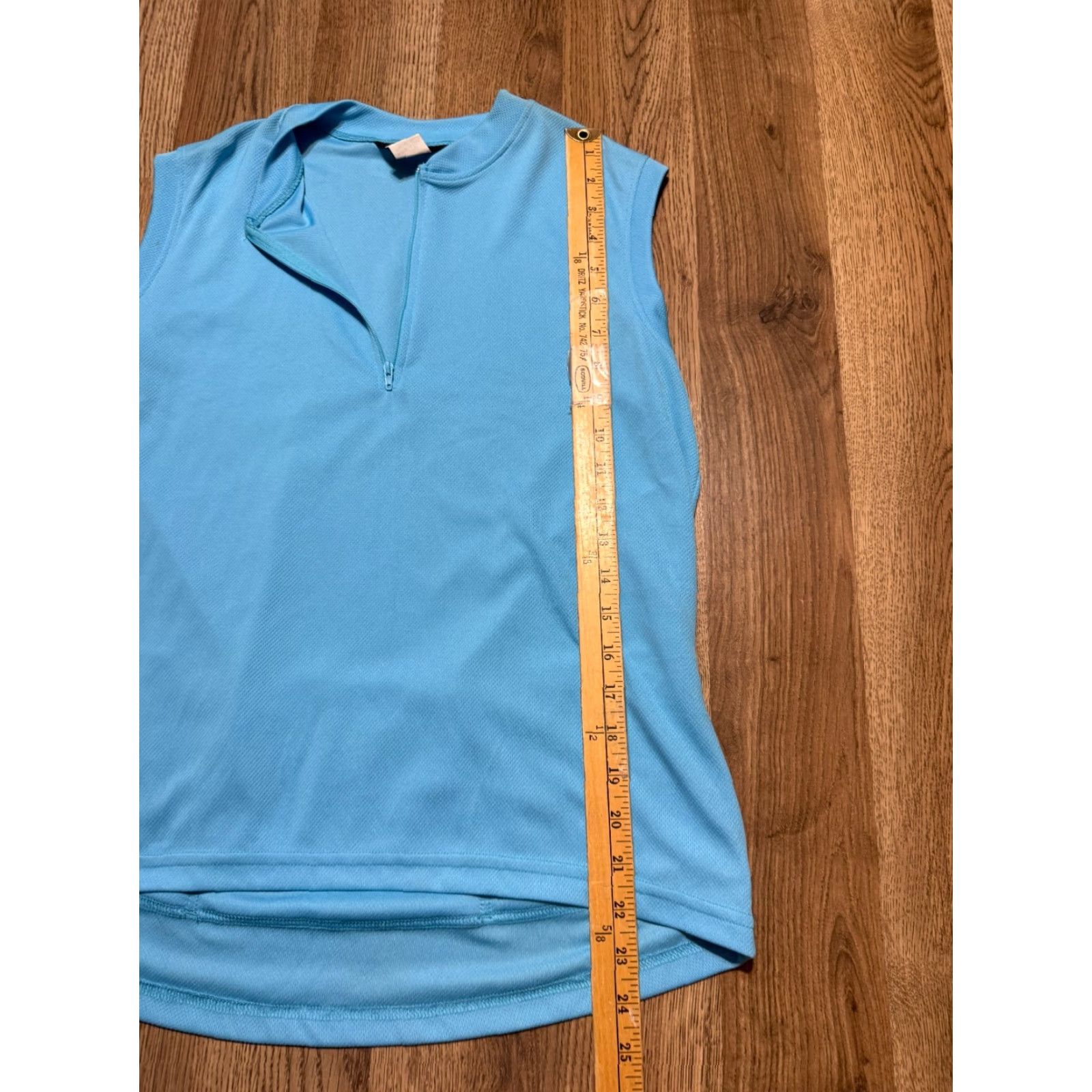Vintage Canari Tank Top Men’s Large Blue 1/4 Zipper Sleeveless T-Shirt Size US L / EU 52-54 / 3 - 6 Thumbnail