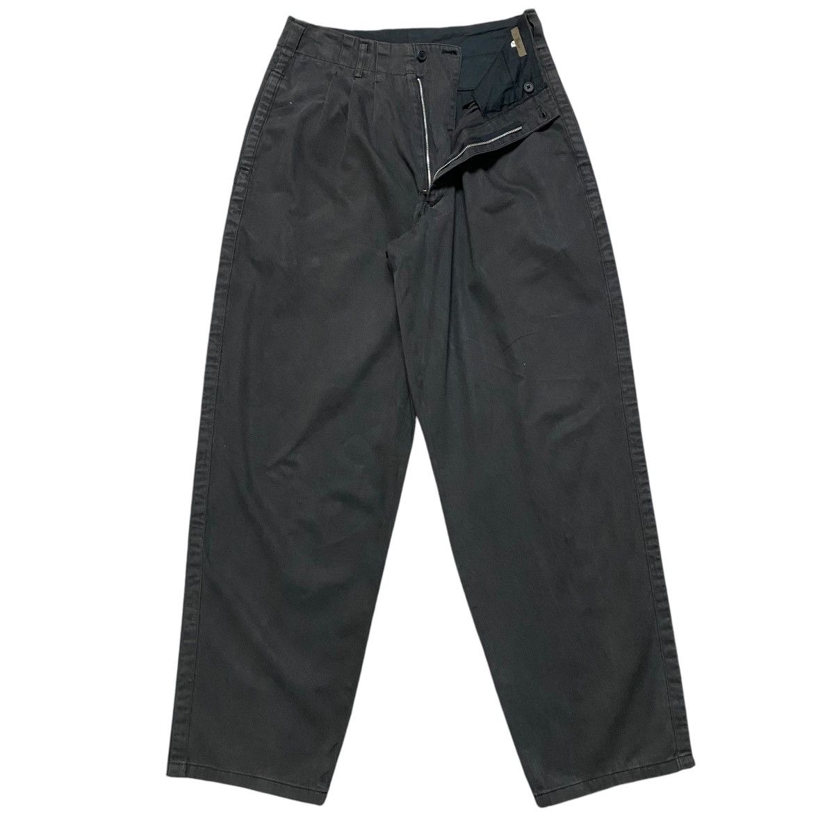 Yohji Yamamoto Vintage YS For Men Linen Baggy Pants Fade Black Size US 30 / EU 46 - 1 Thumbnail