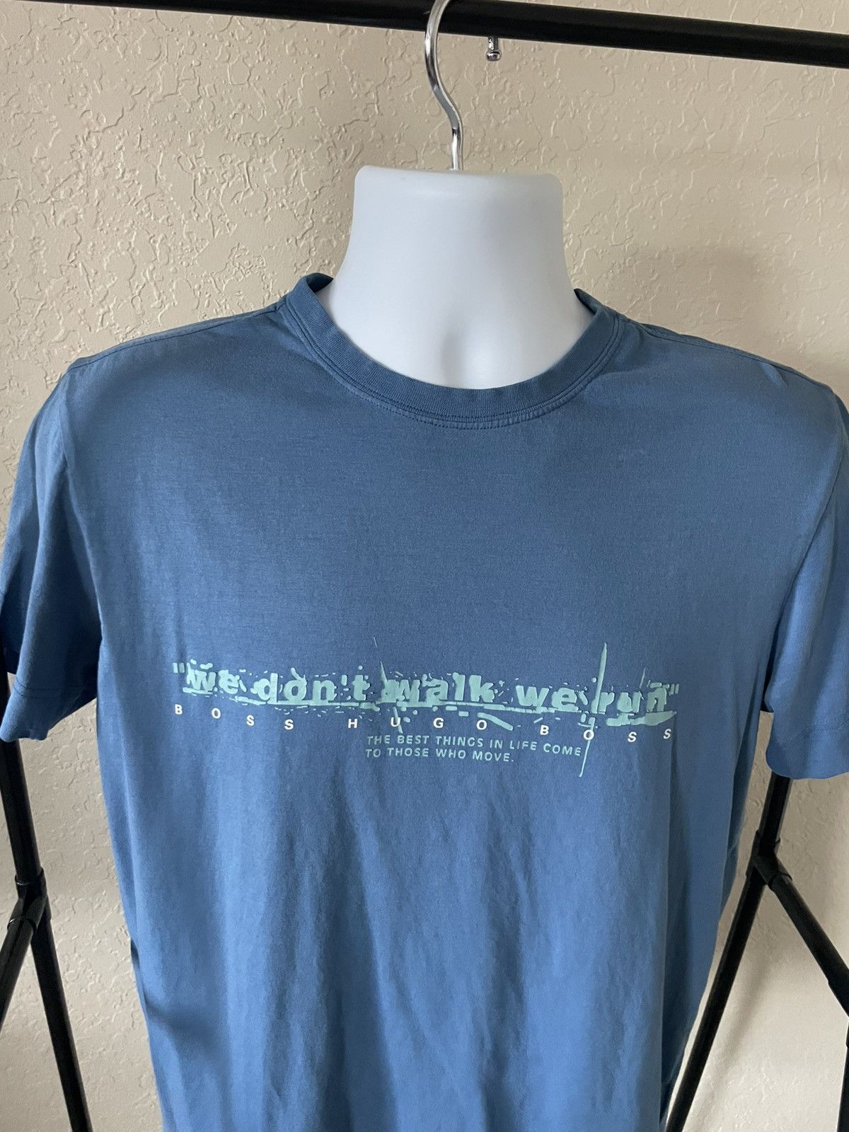 Hugo × Hugo Boss We Don’t walk we Run t shirt Size US S / EU 44-46 / 1 - 6 Thumbnail