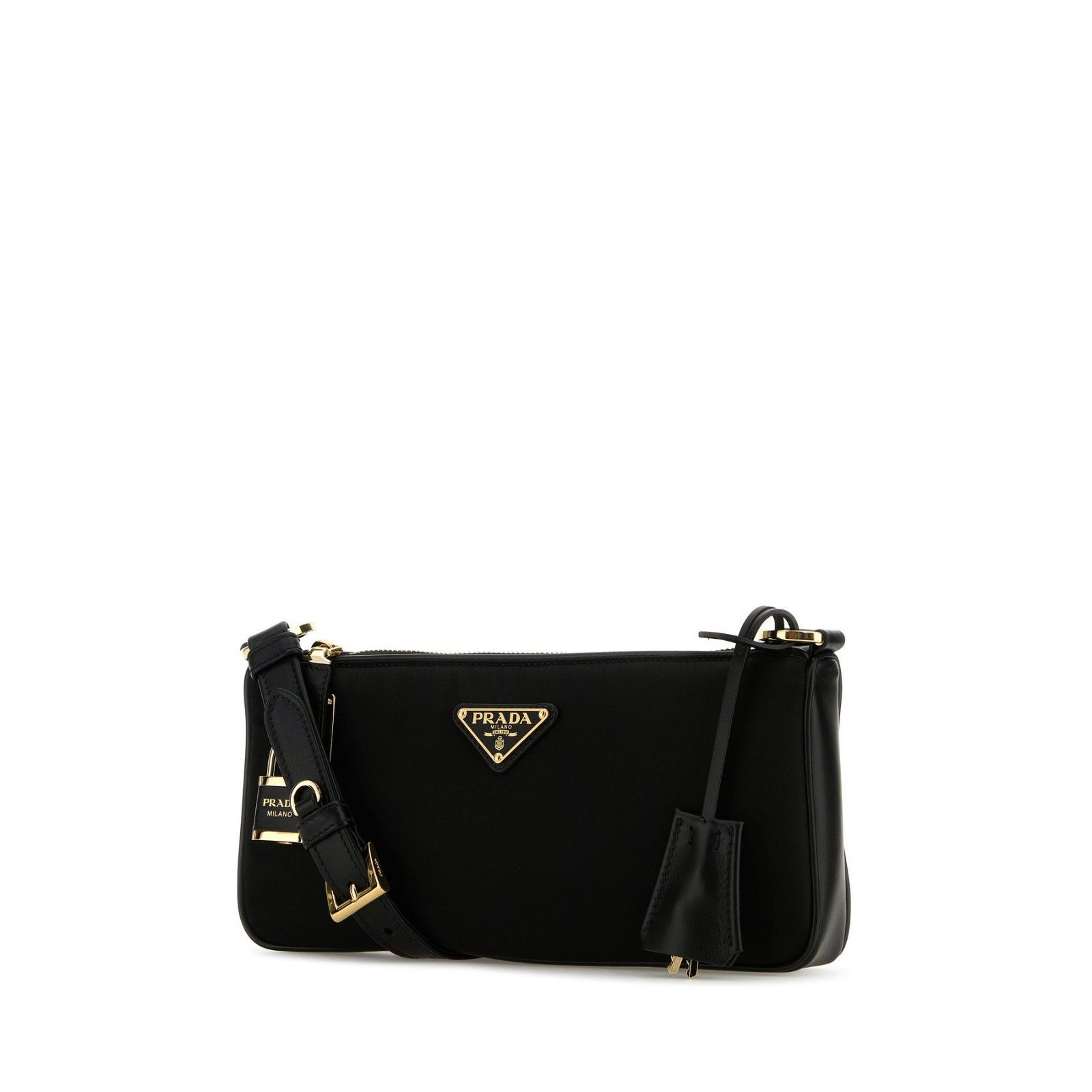 Prada PRADA Triangle Black Re-Nylon Crossbody Bag New And Authenti Size ONE SIZE - 2 Thumbnail