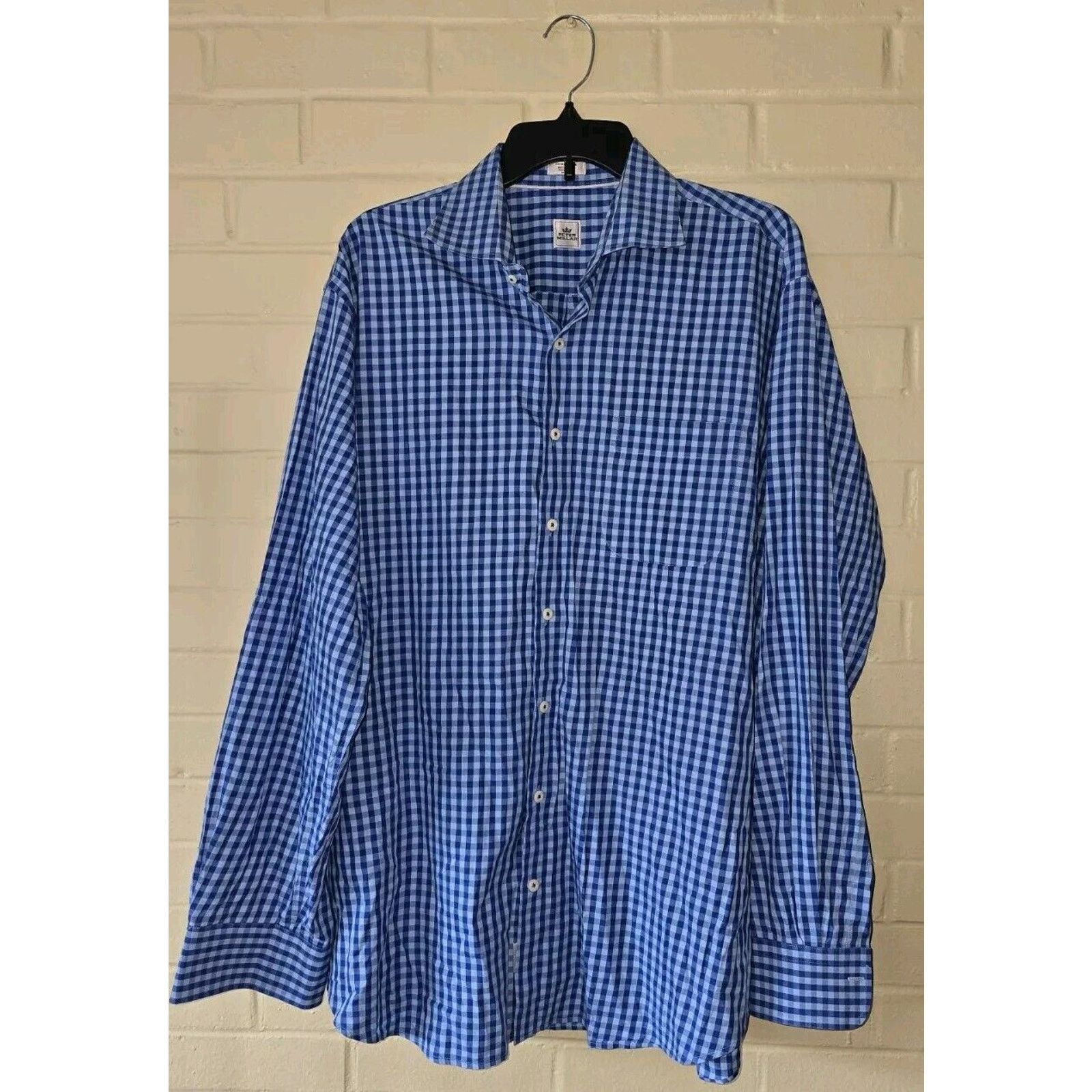 Peter Millar Peter Millar Long Sleeve Button Up Shirt Mens Size XL Plaid Size US XL / EU 56 / 4 - 1 Thumbnail